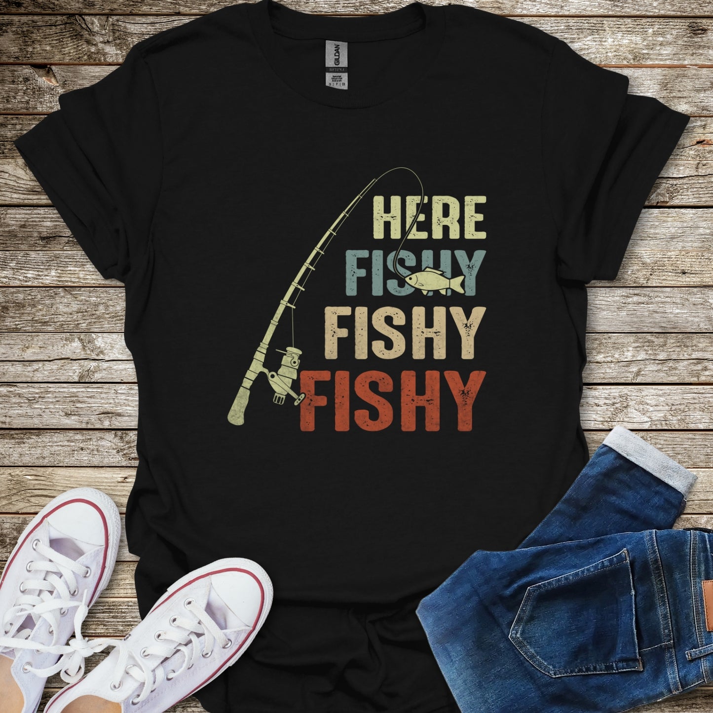 Here Fishy Fishy Fishy T-Shirt