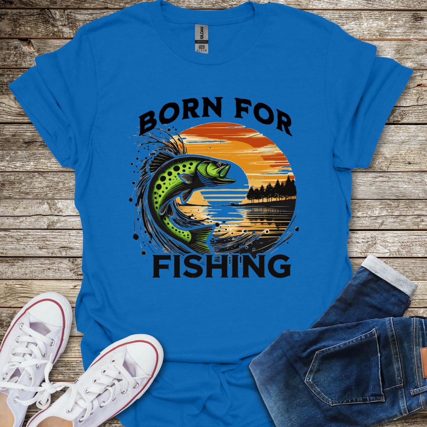 Born For Fishing T-Shirt