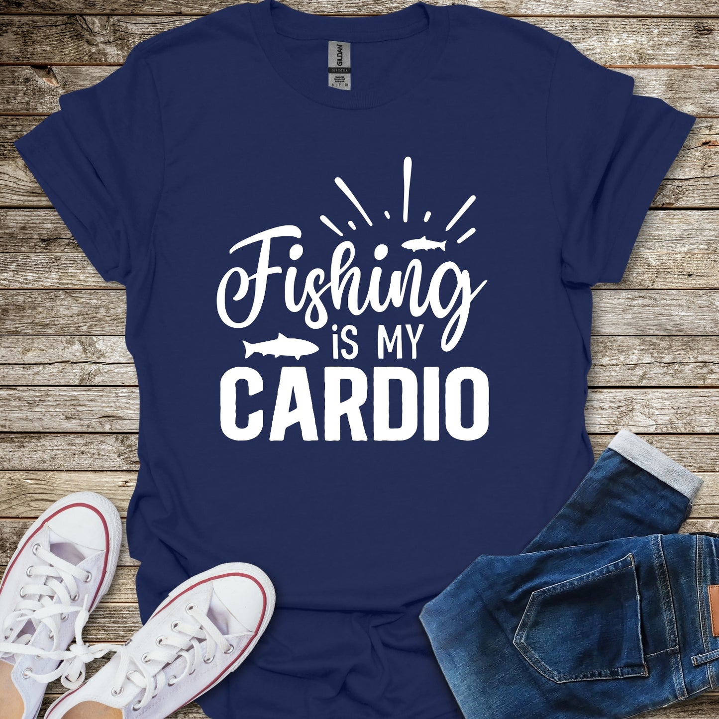 Fishing is My Cardio T-Shirt