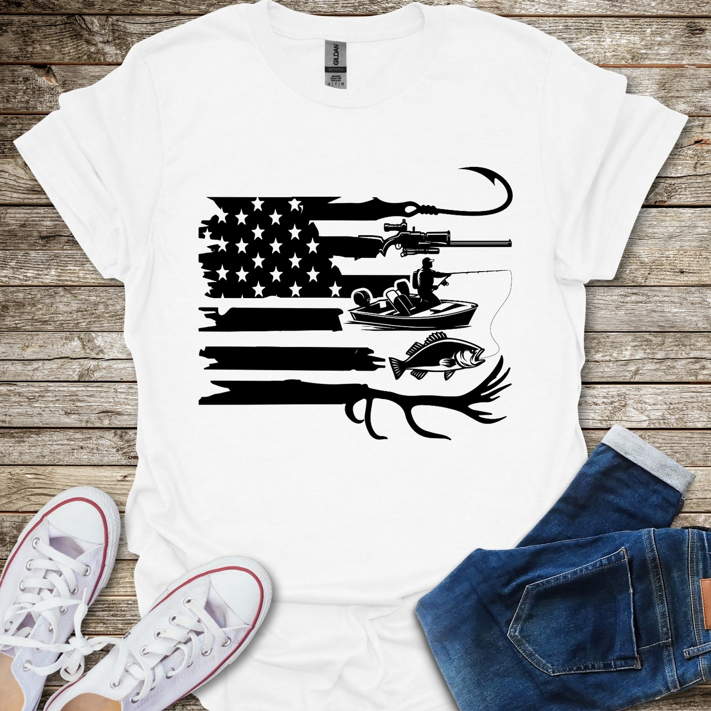 USA Nature Flag T-Shirt