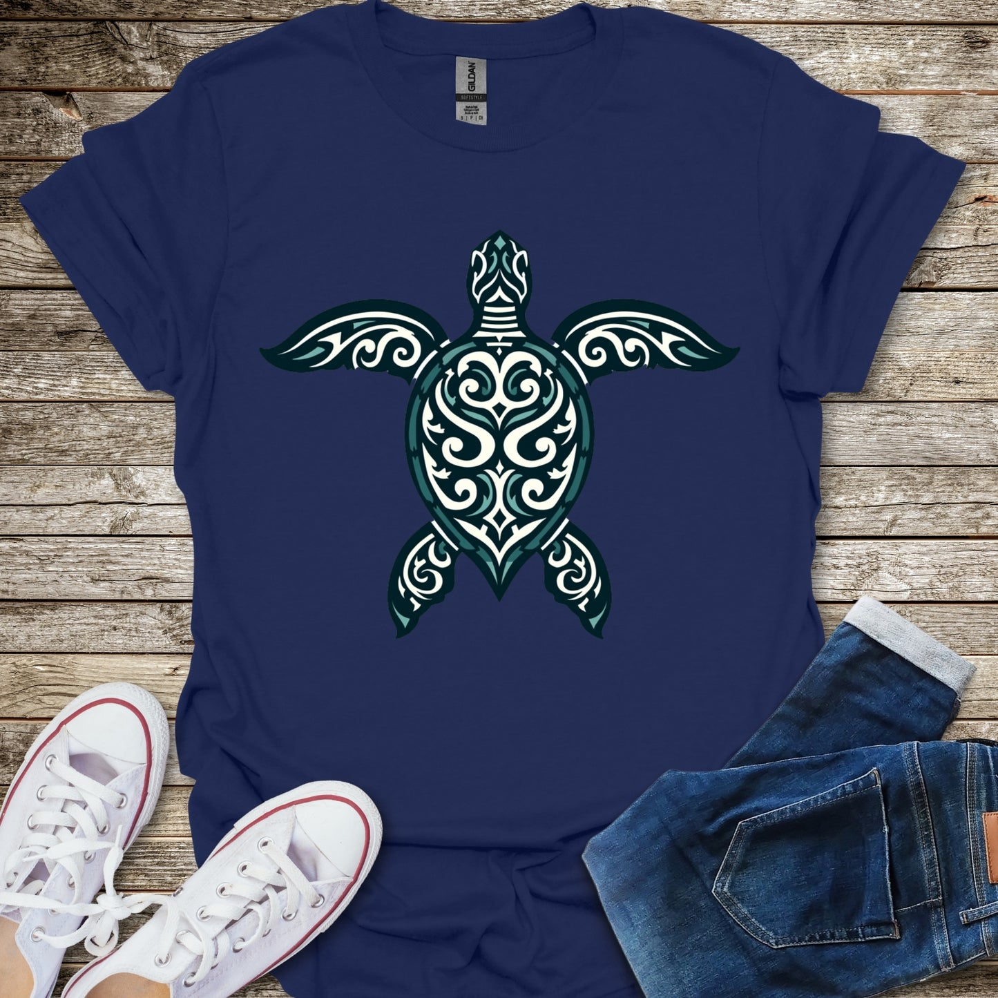 Tribal Turtle T-Shirt