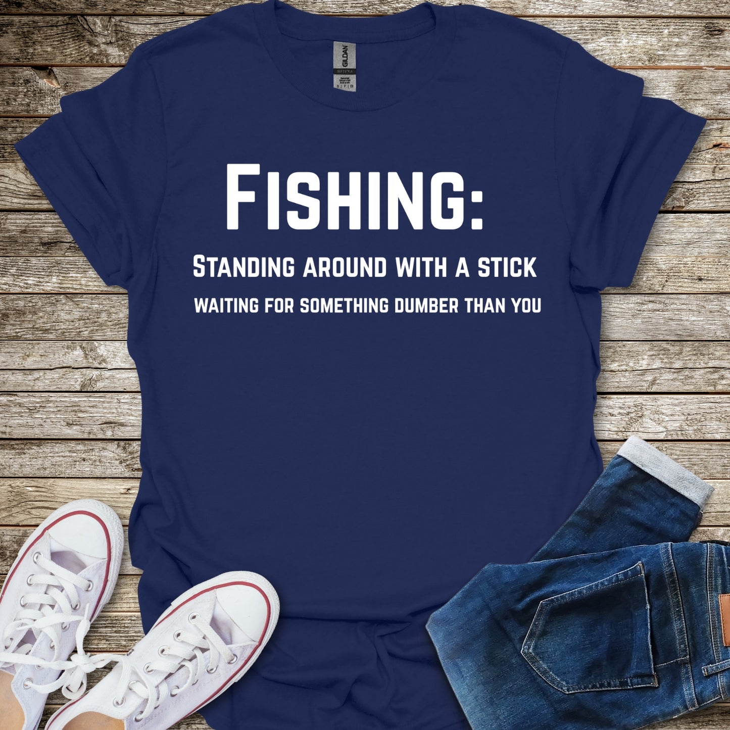 Standing Around With a Stick T-Shirt