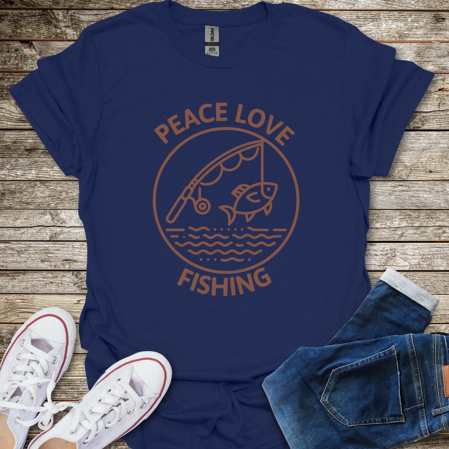 Peace Love Fishing T-Shirt