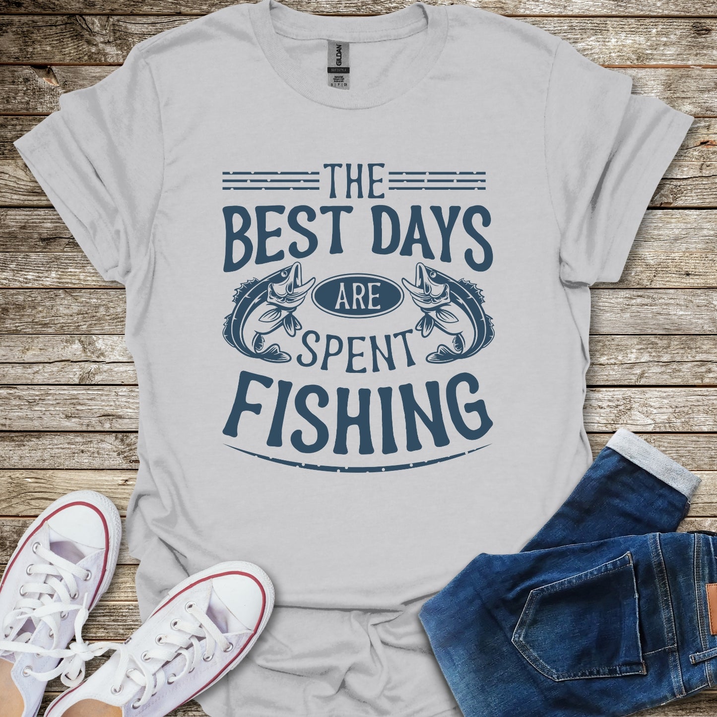 The Best Days Are Spent Fishing T-Shirt