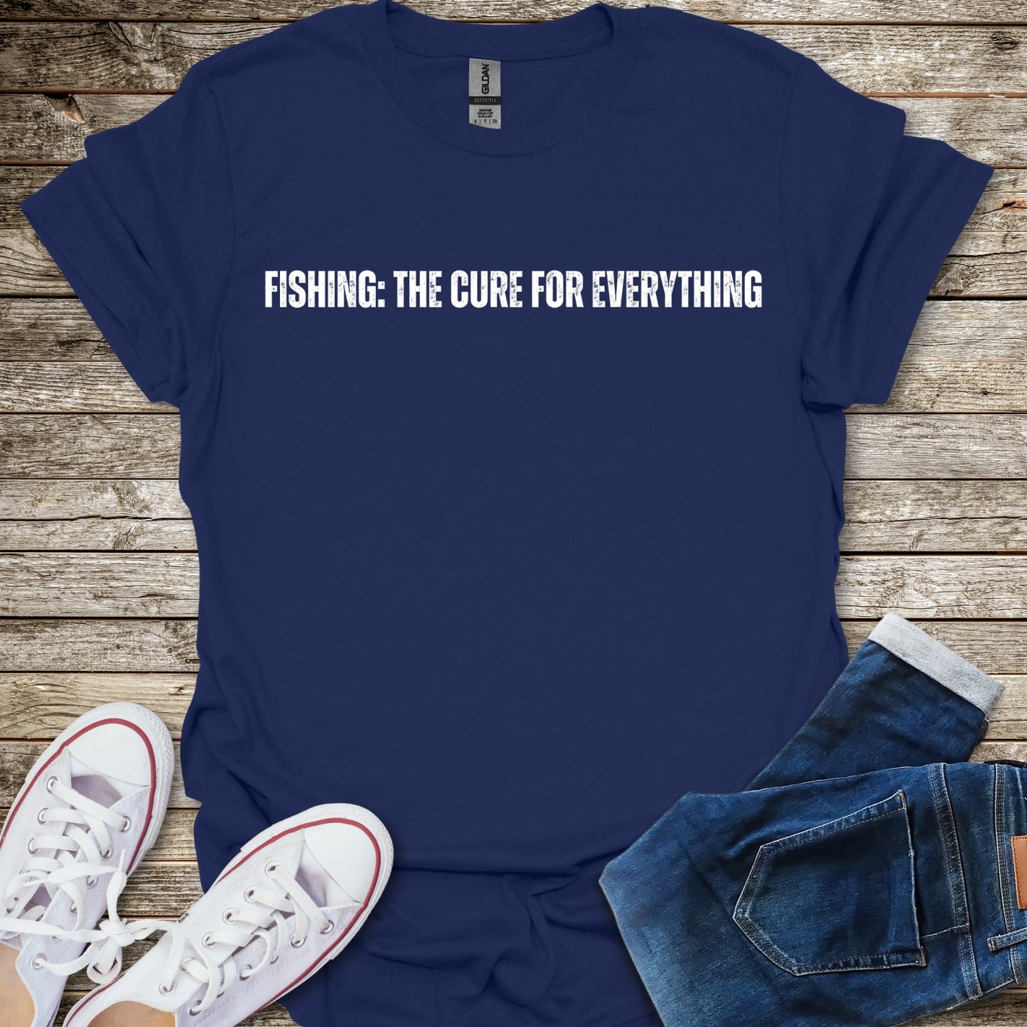 Fishing: The Cure For Everything T-Shirt
