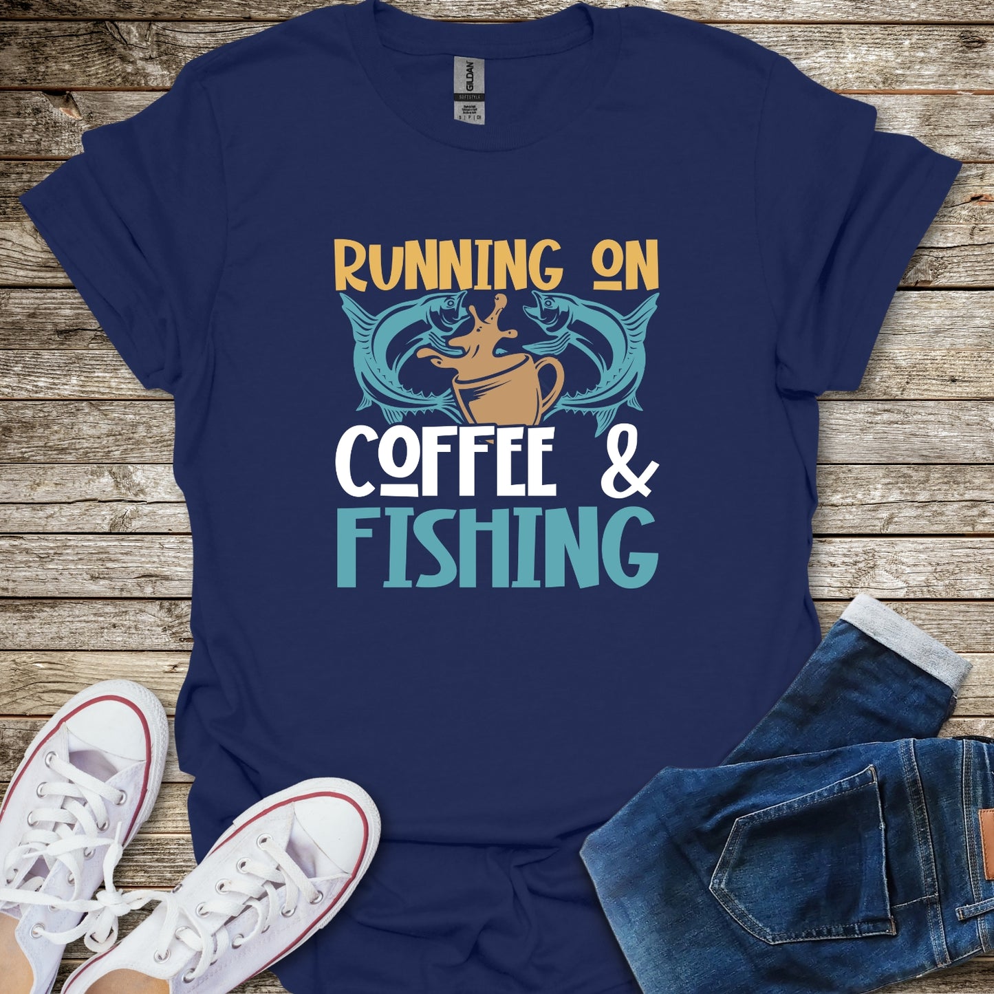 Coffee & Fishing T-Shirt
