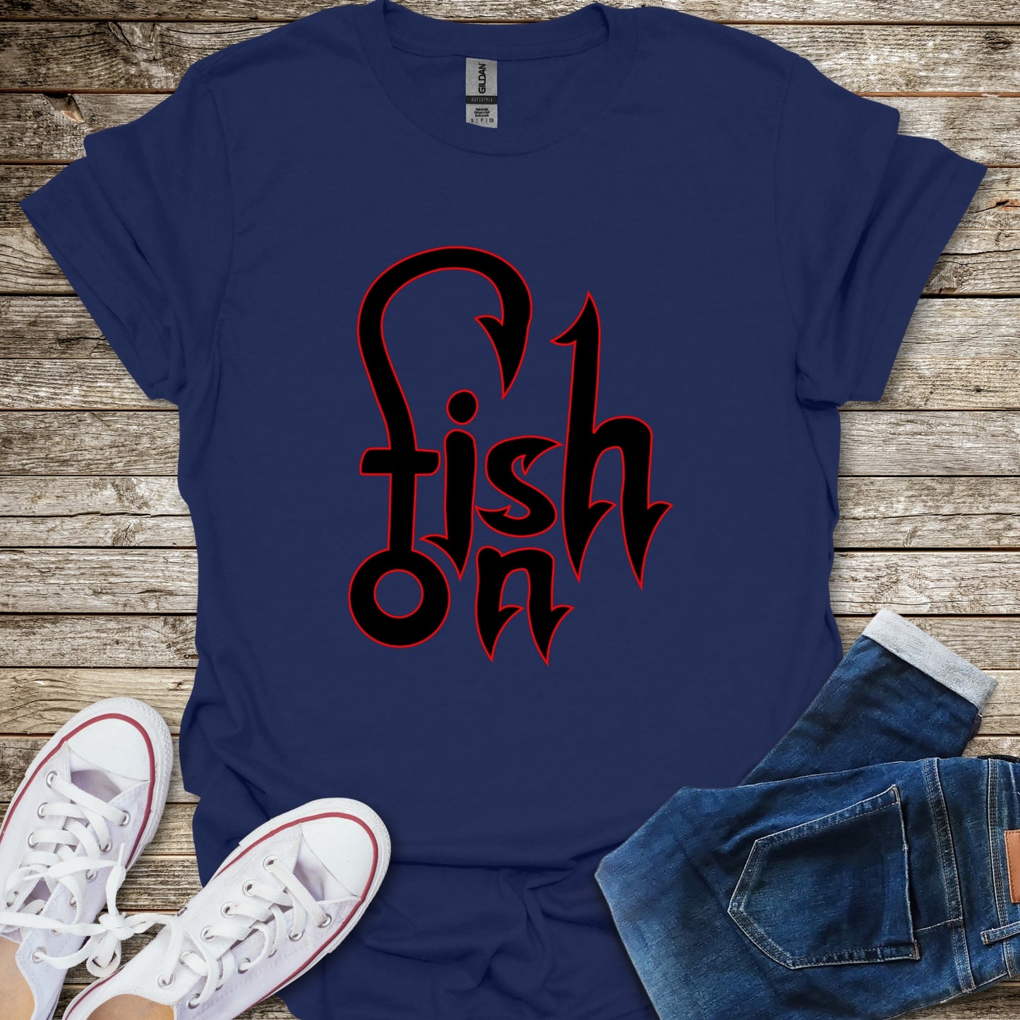 Fish On T-Shirt