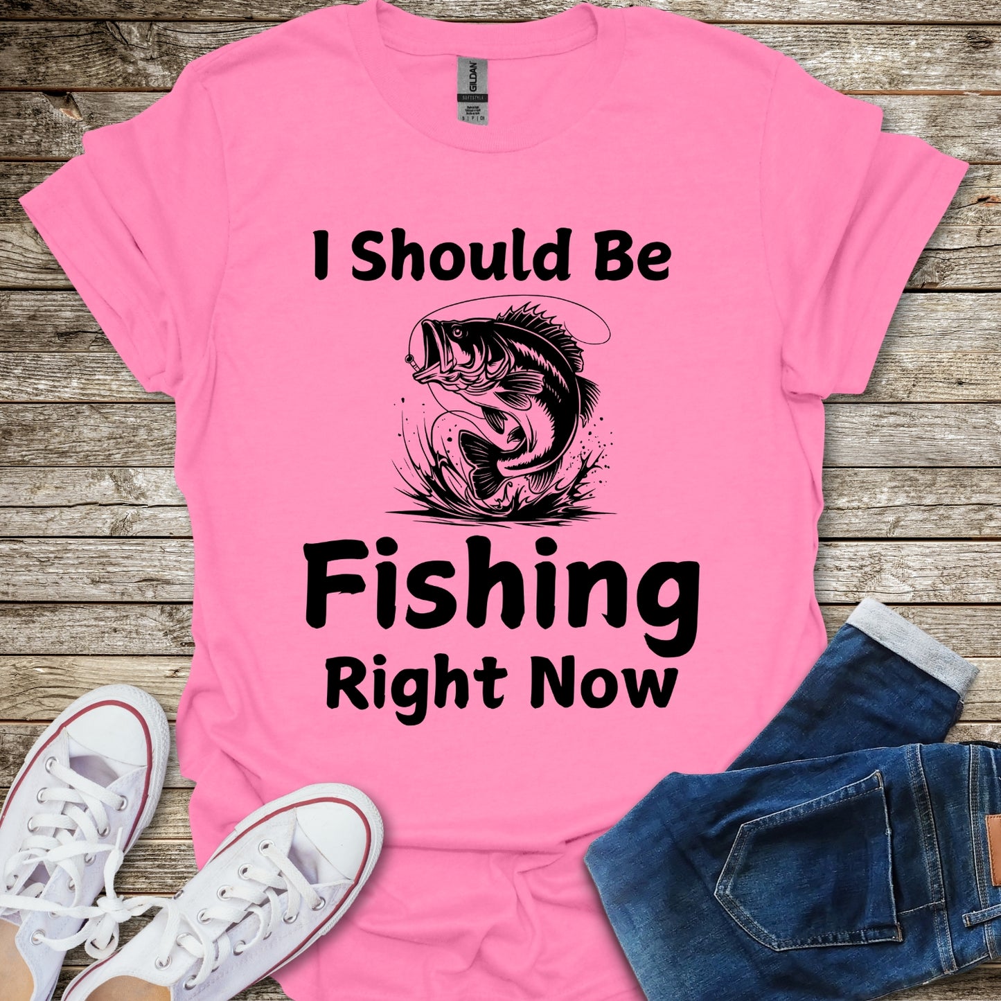 I Should Be Fishing Right Now T-Shirt