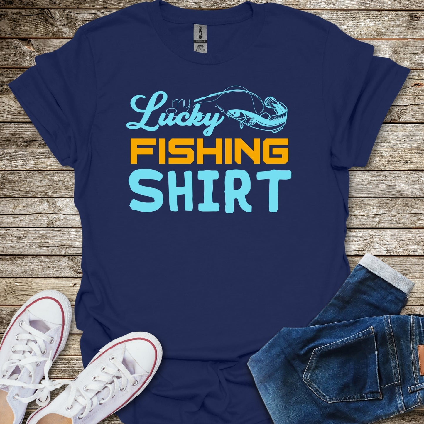 Lucky Fishing Shirt T-Shirt