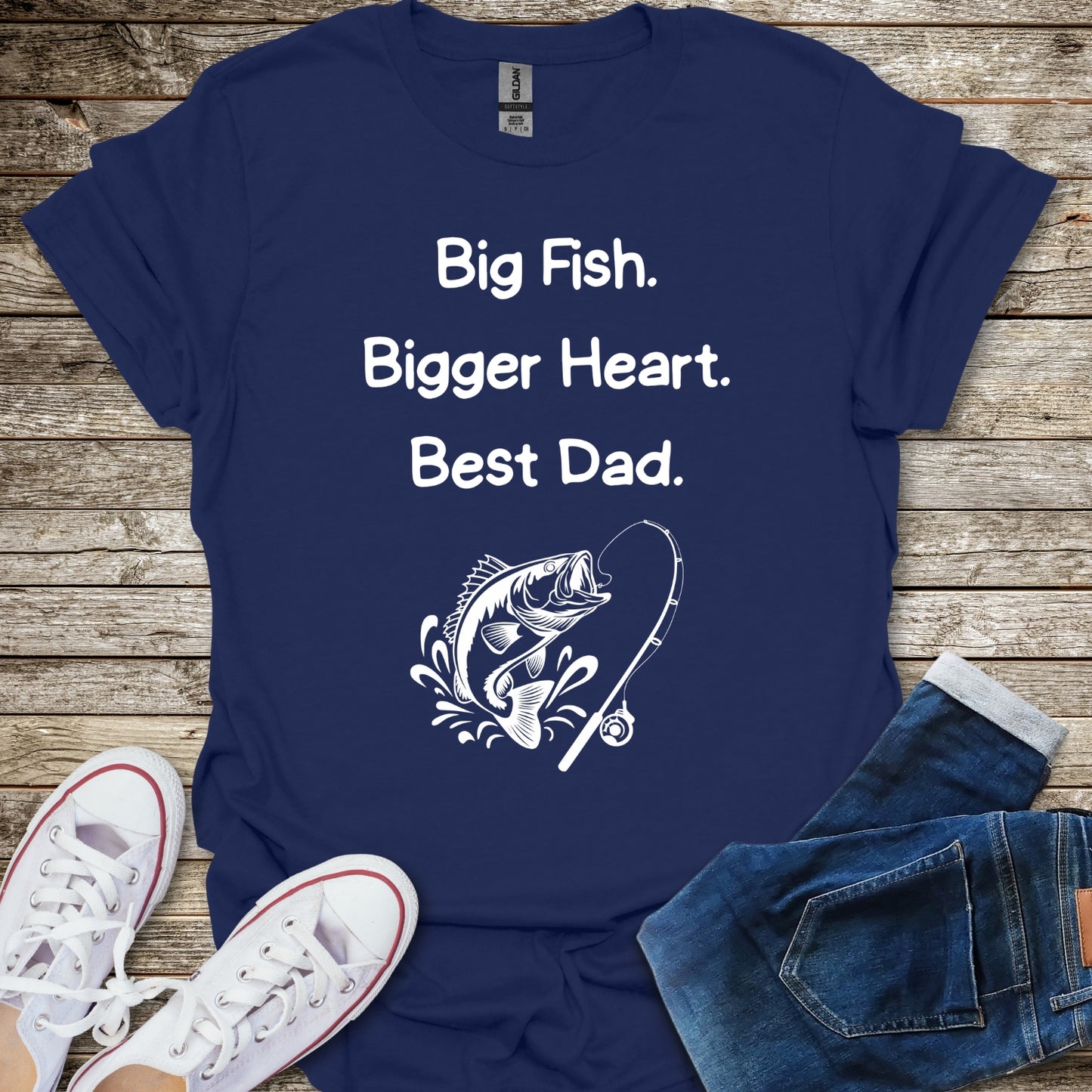 Bigger Heart Best Dad T-Shirt