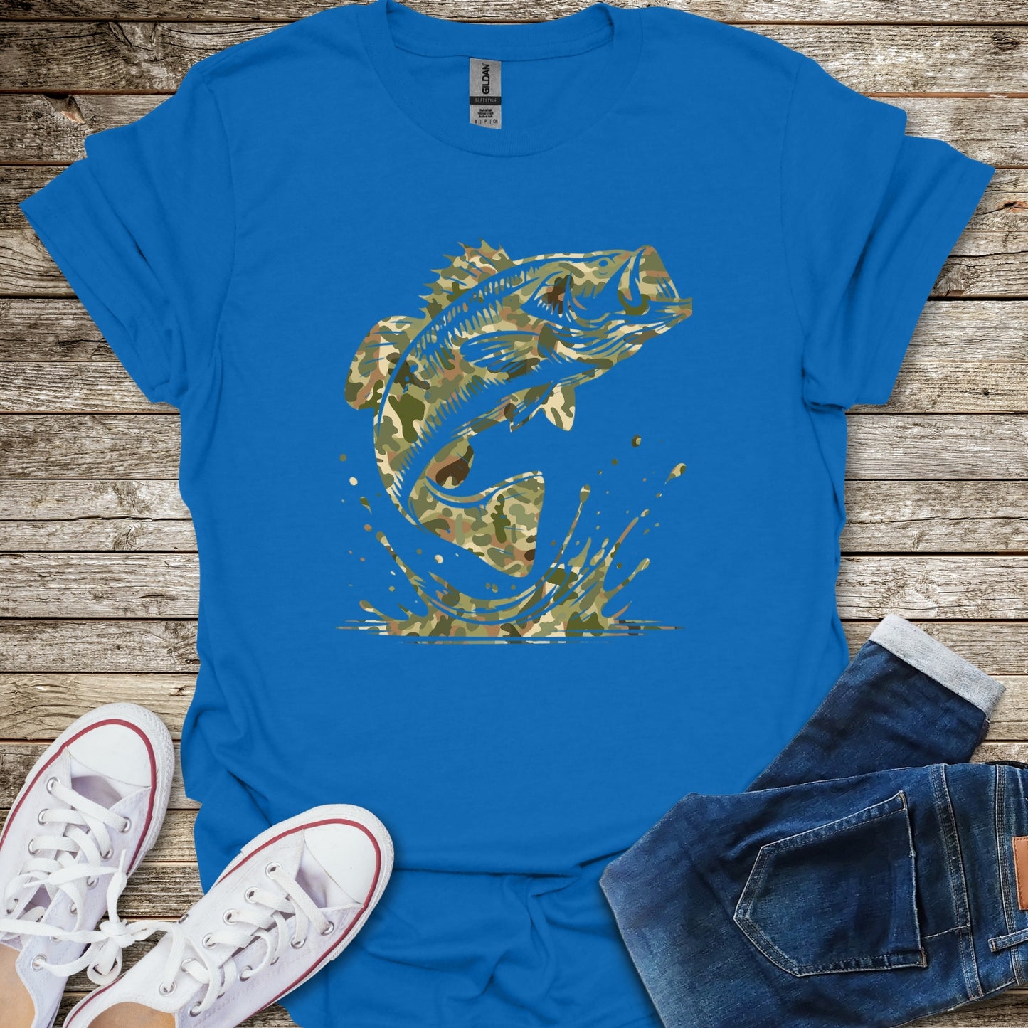 Camo Bass T-Shirt