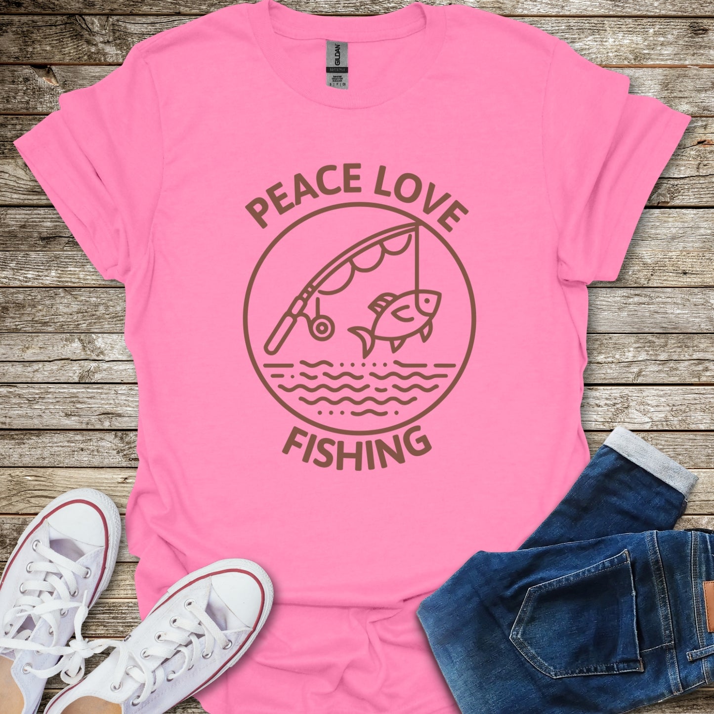Peace Love Fishing T-Shirt