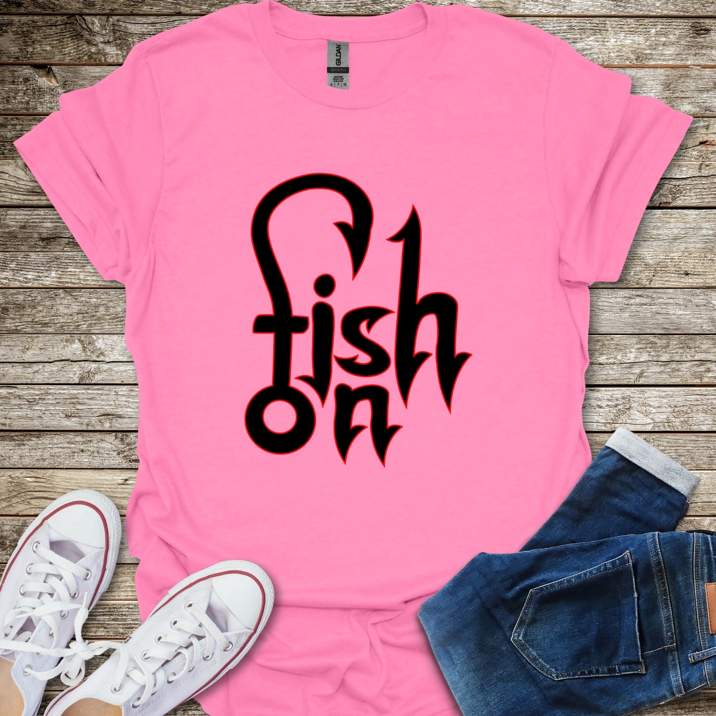 Fish On T-Shirt