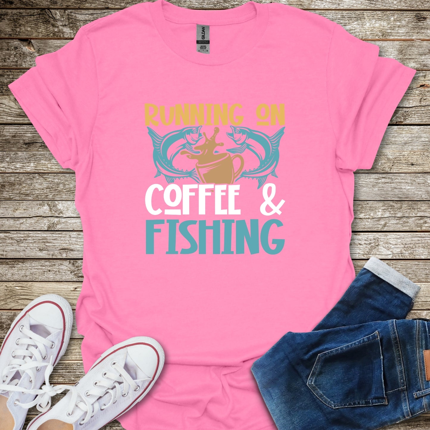 Coffee & Fishing T-Shirt