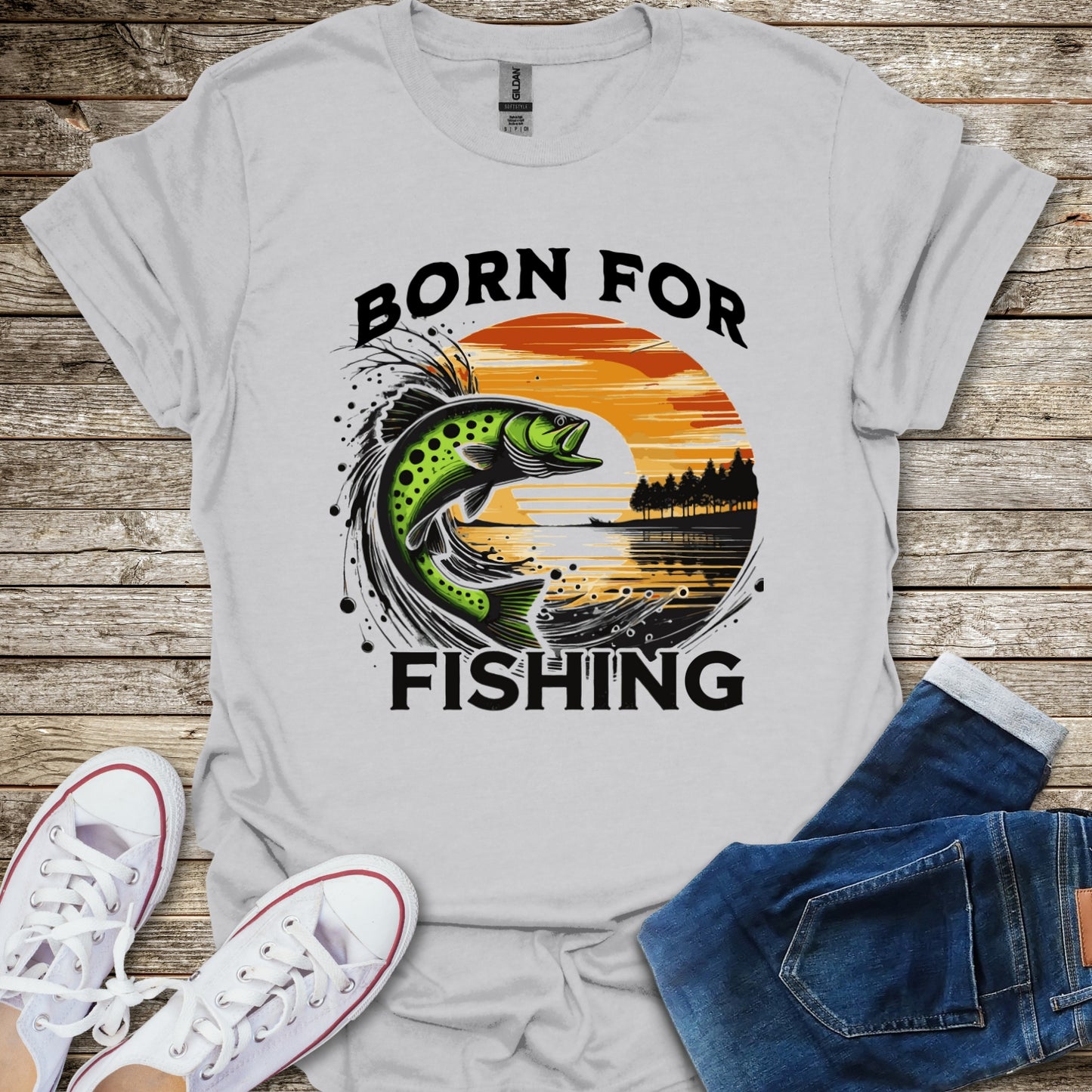 Born For Fishing T-Shirt