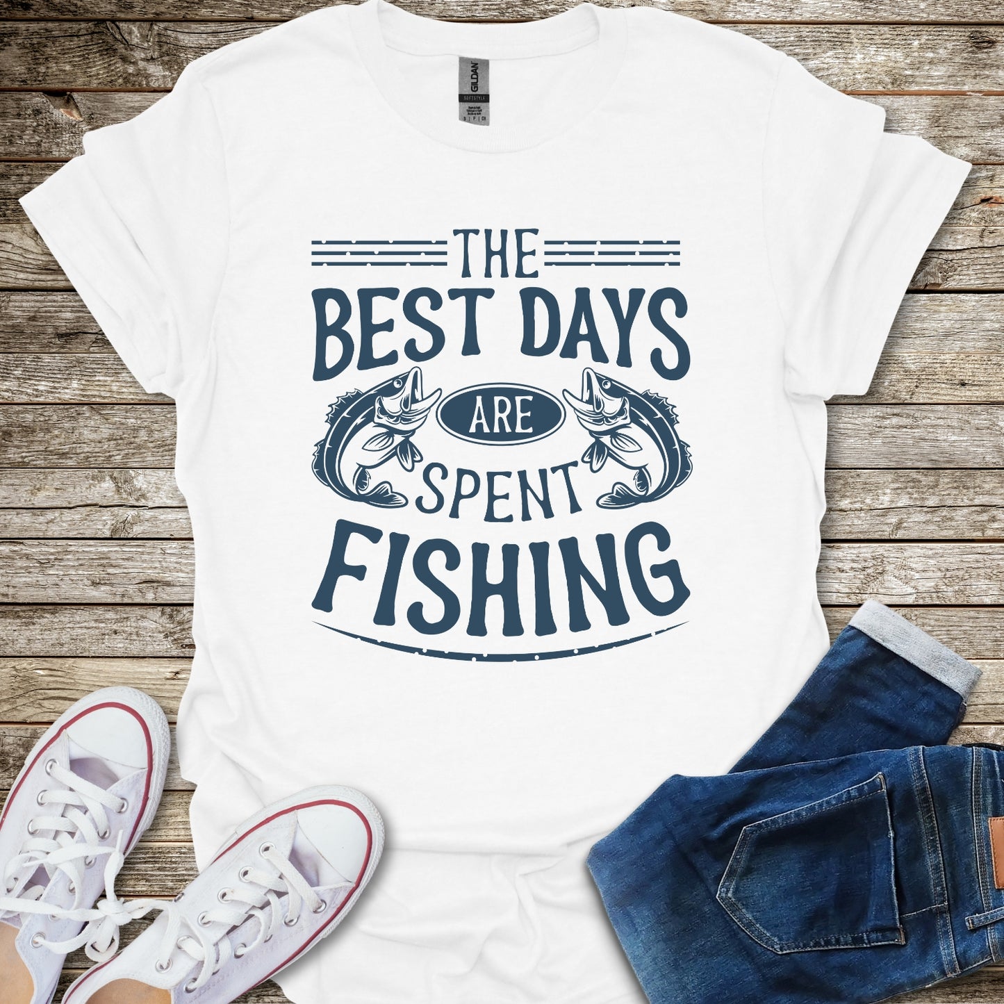 The Best Days Are Spent Fishing T-Shirt