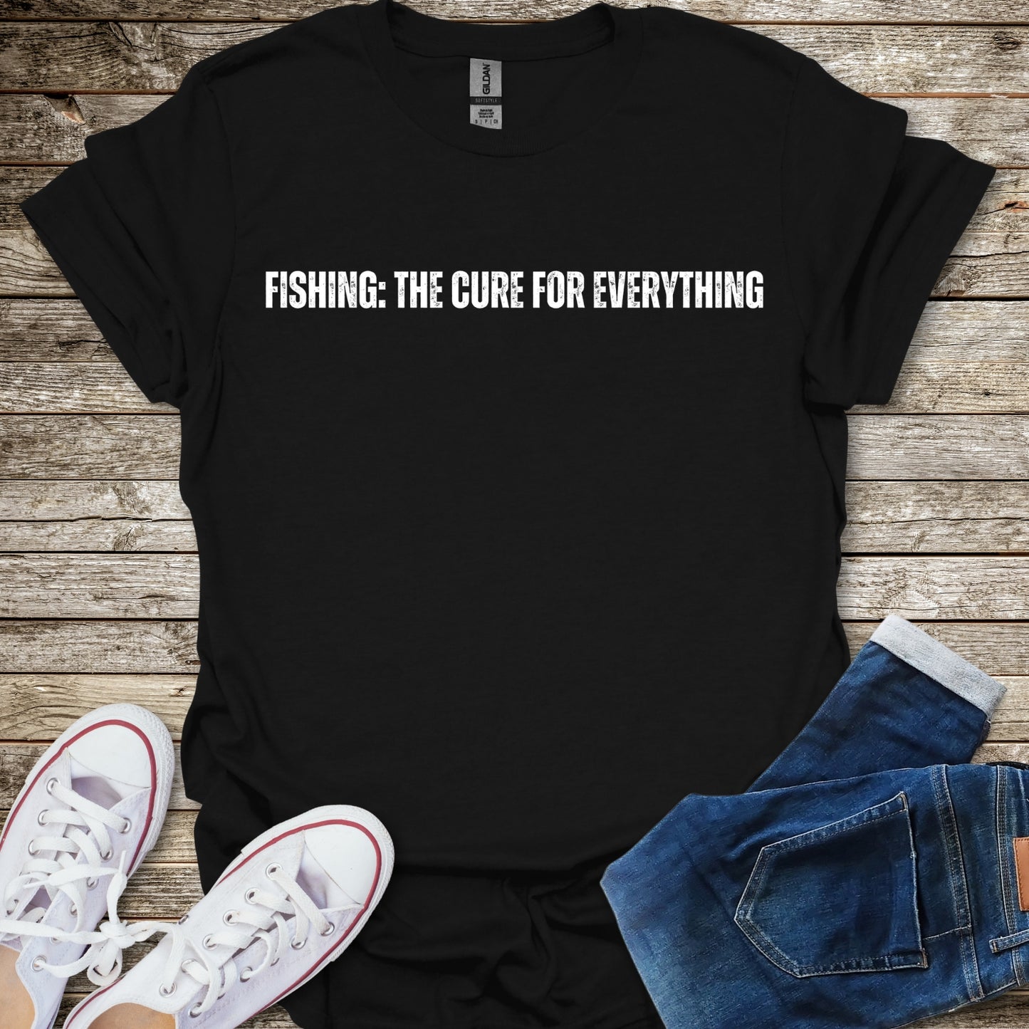 Fishing: The Cure For Everything T-Shirt