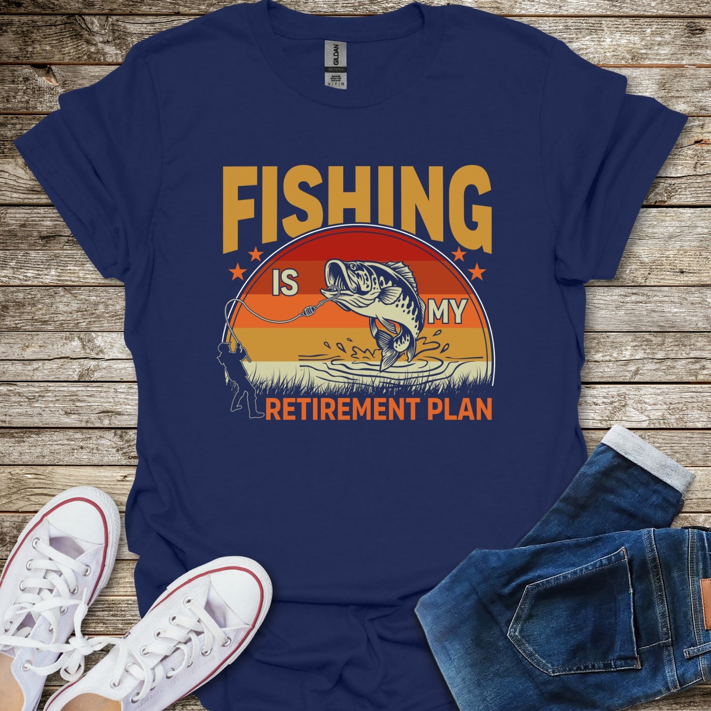 Fishing Is My Retirement Plan T-Shirt