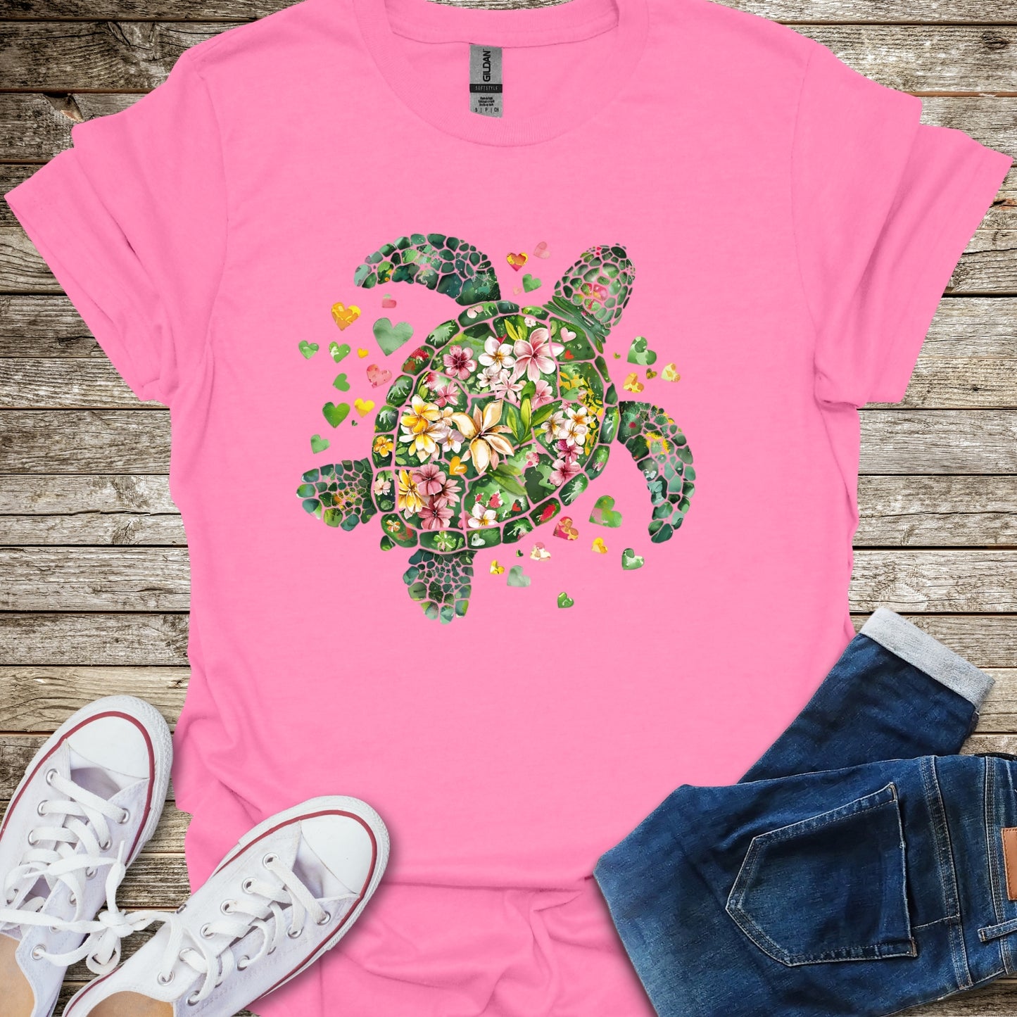 Blossom Sea Turtle T-Shirt