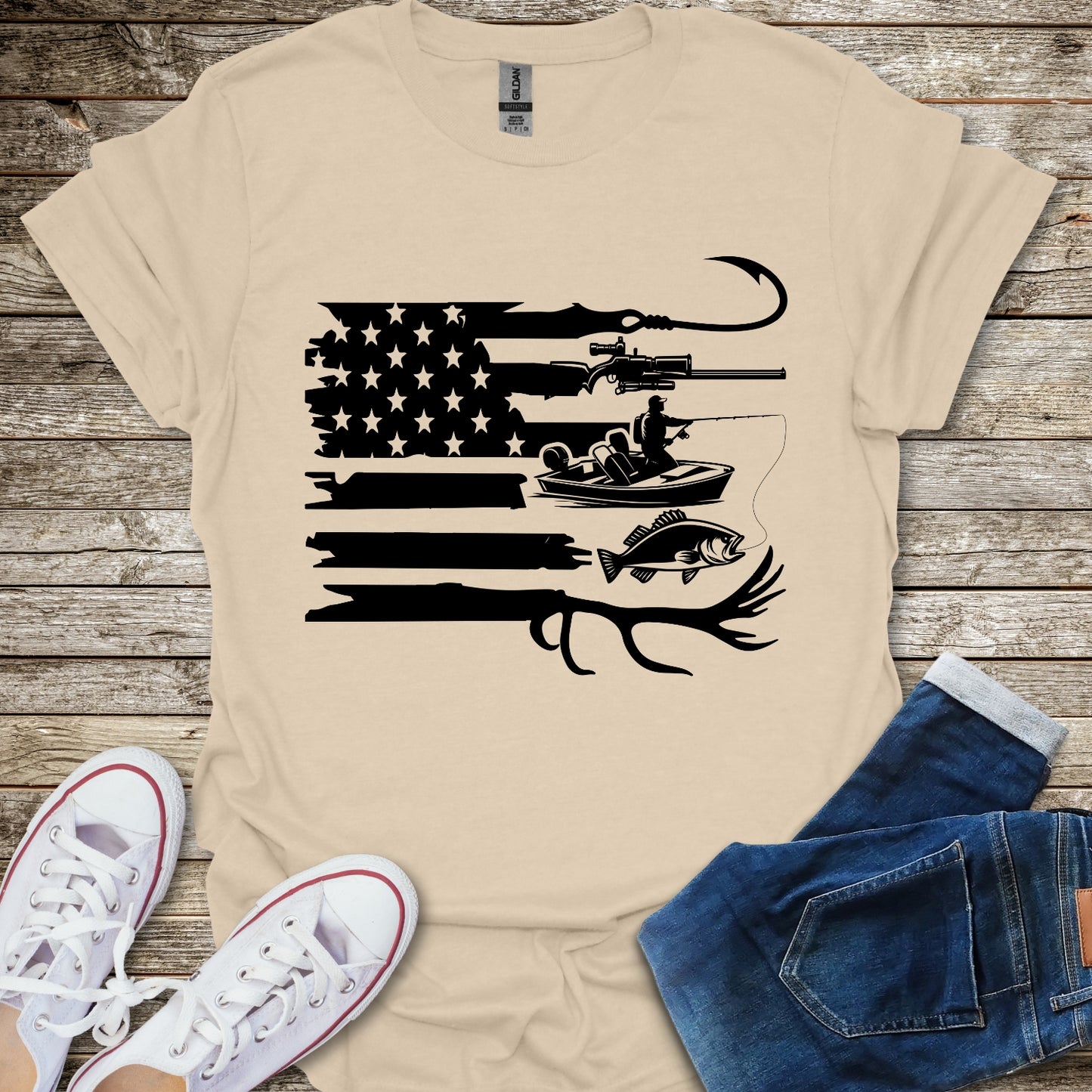 USA Nature Flag T-Shirt