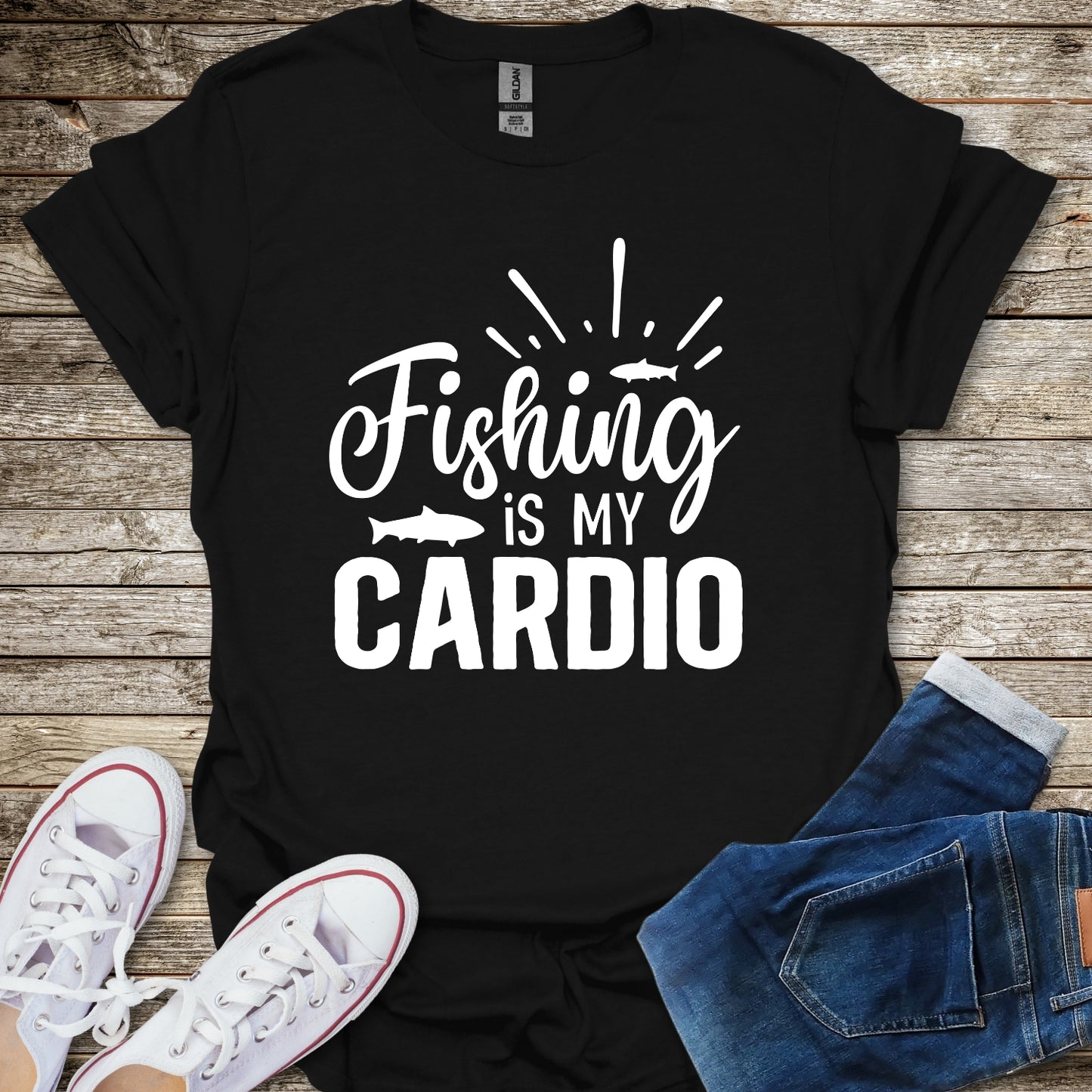 Fishing is My Cardio T-Shirt
