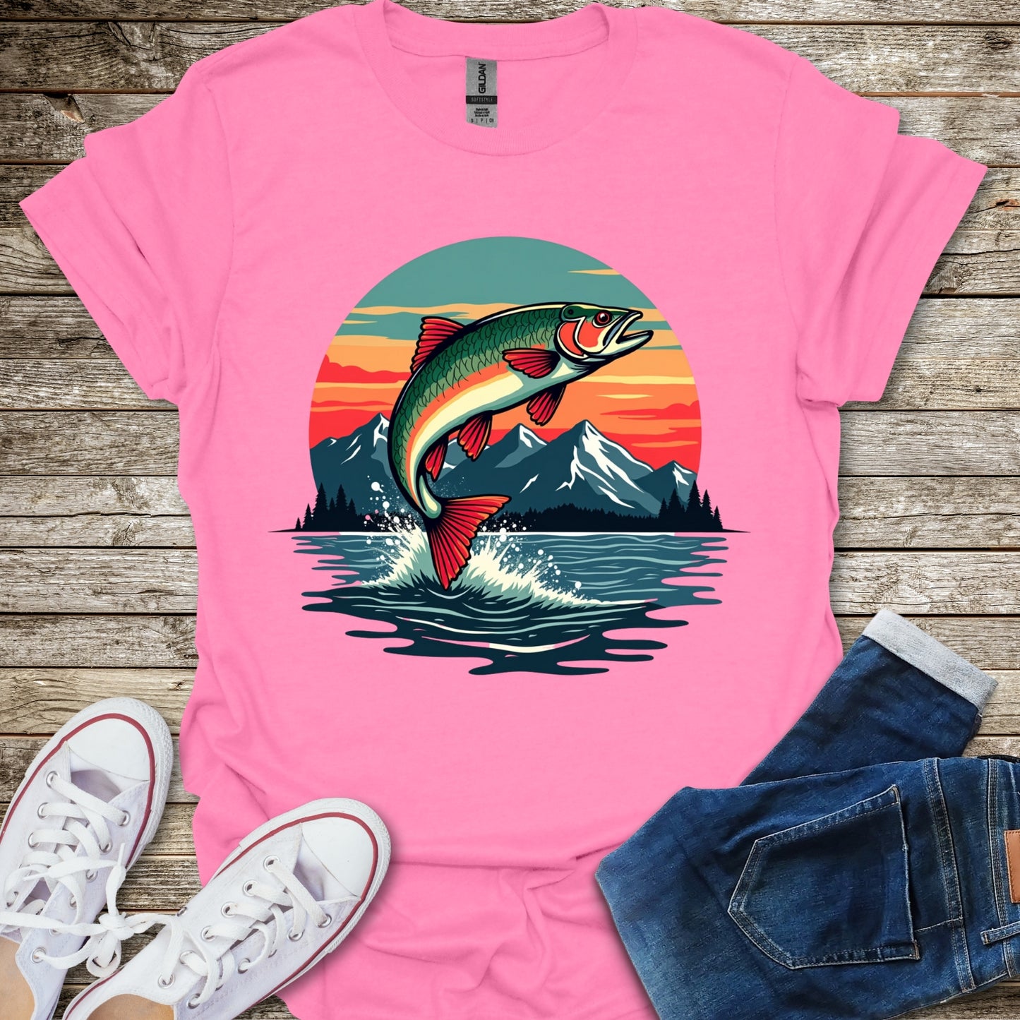 Sunset Fish T-Shirt