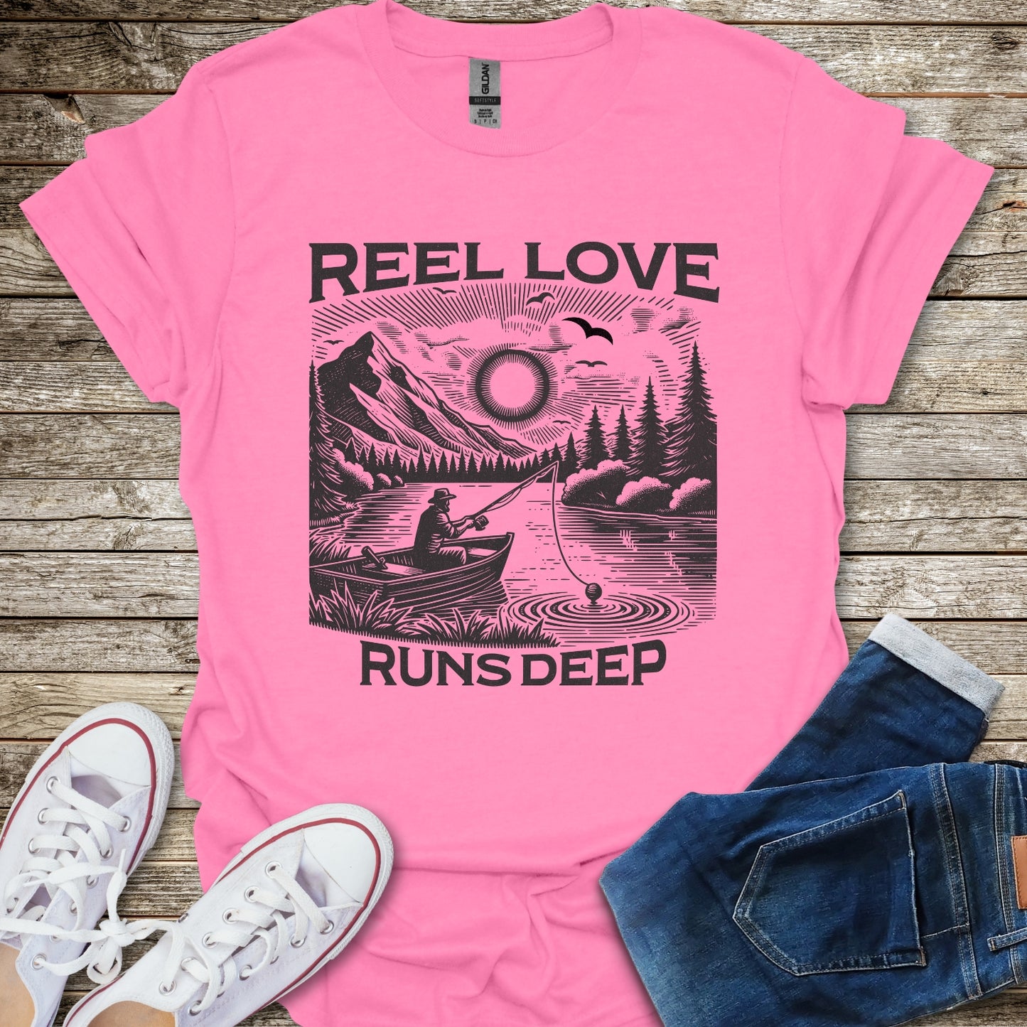 Reel Love Runs Deep T-Shirt