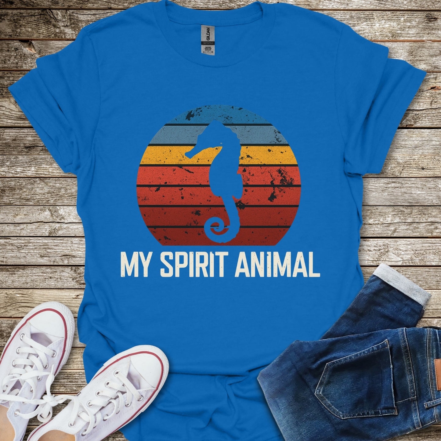 Seahorse Spirit Animal T-Shirt
