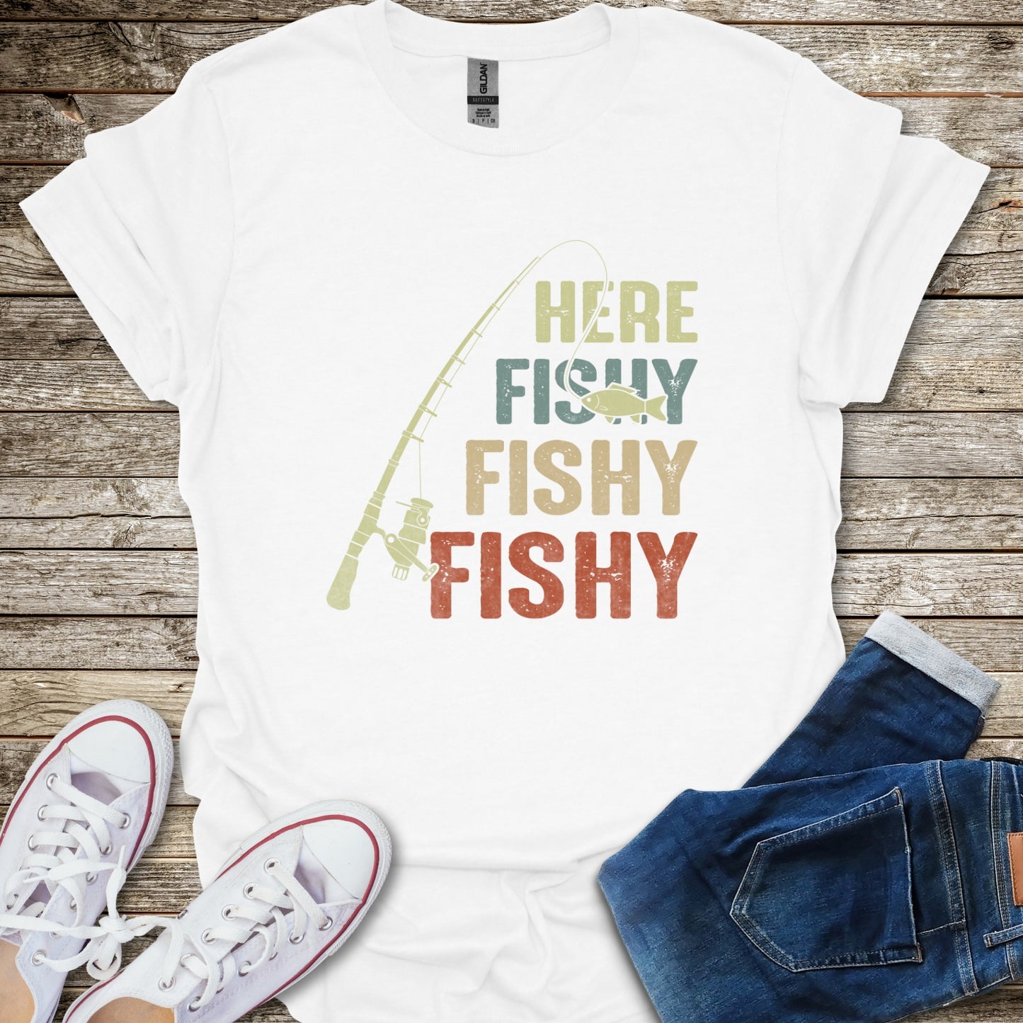 Here Fishy Fishy Fishy T-Shirt