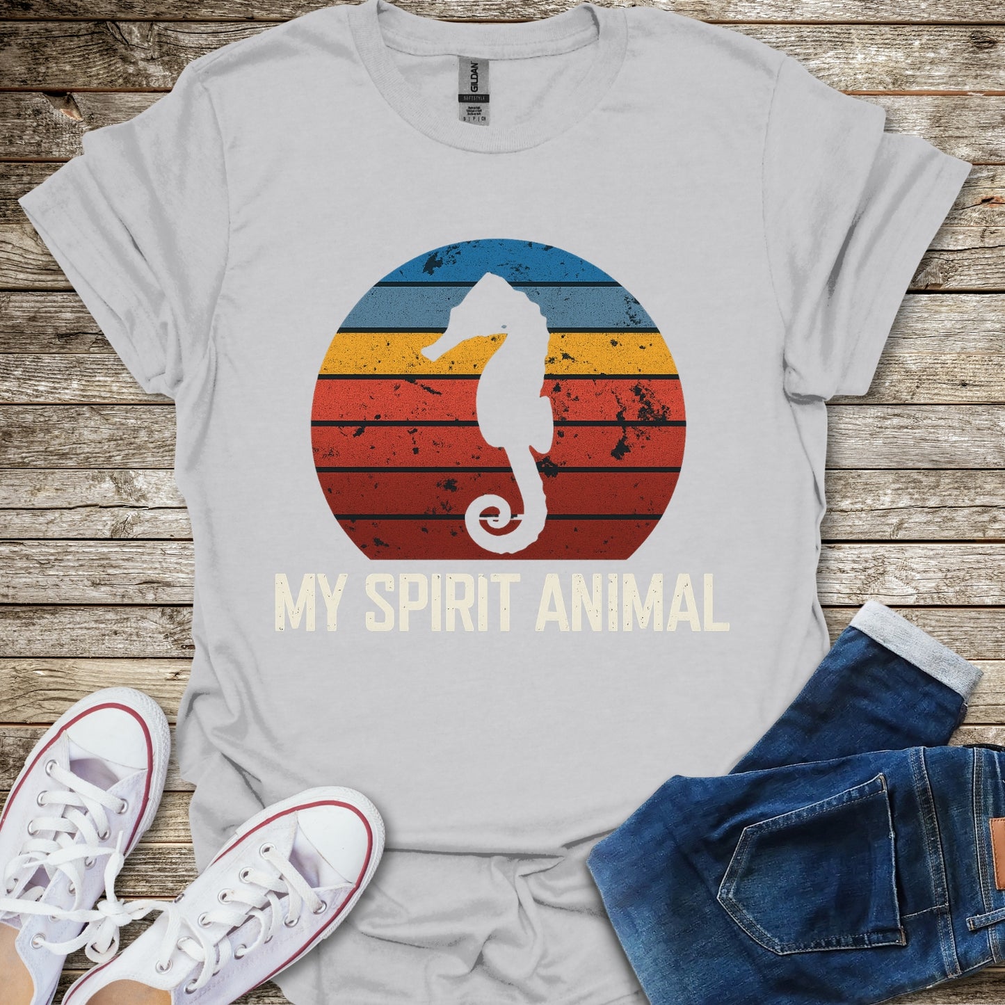 Seahorse Spirit Animal T-Shirt