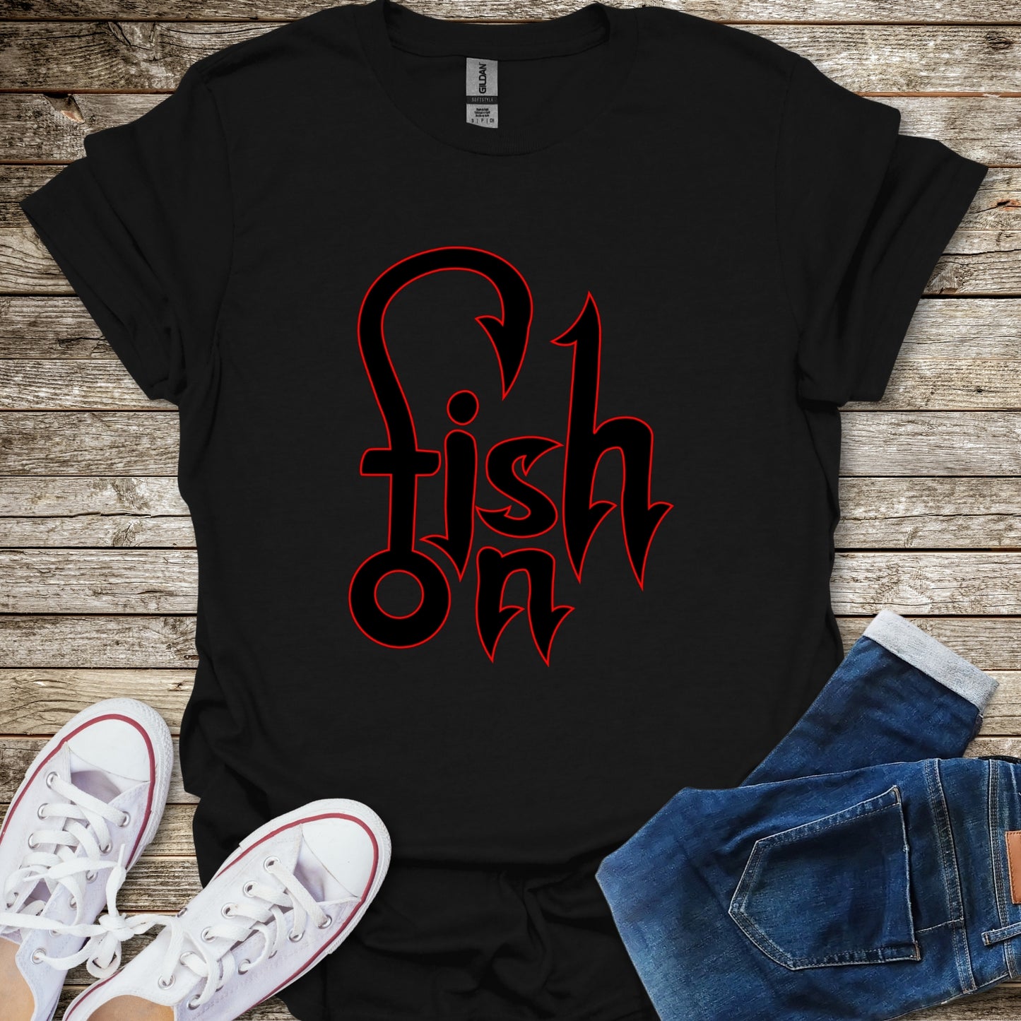 Fish On T-Shirt