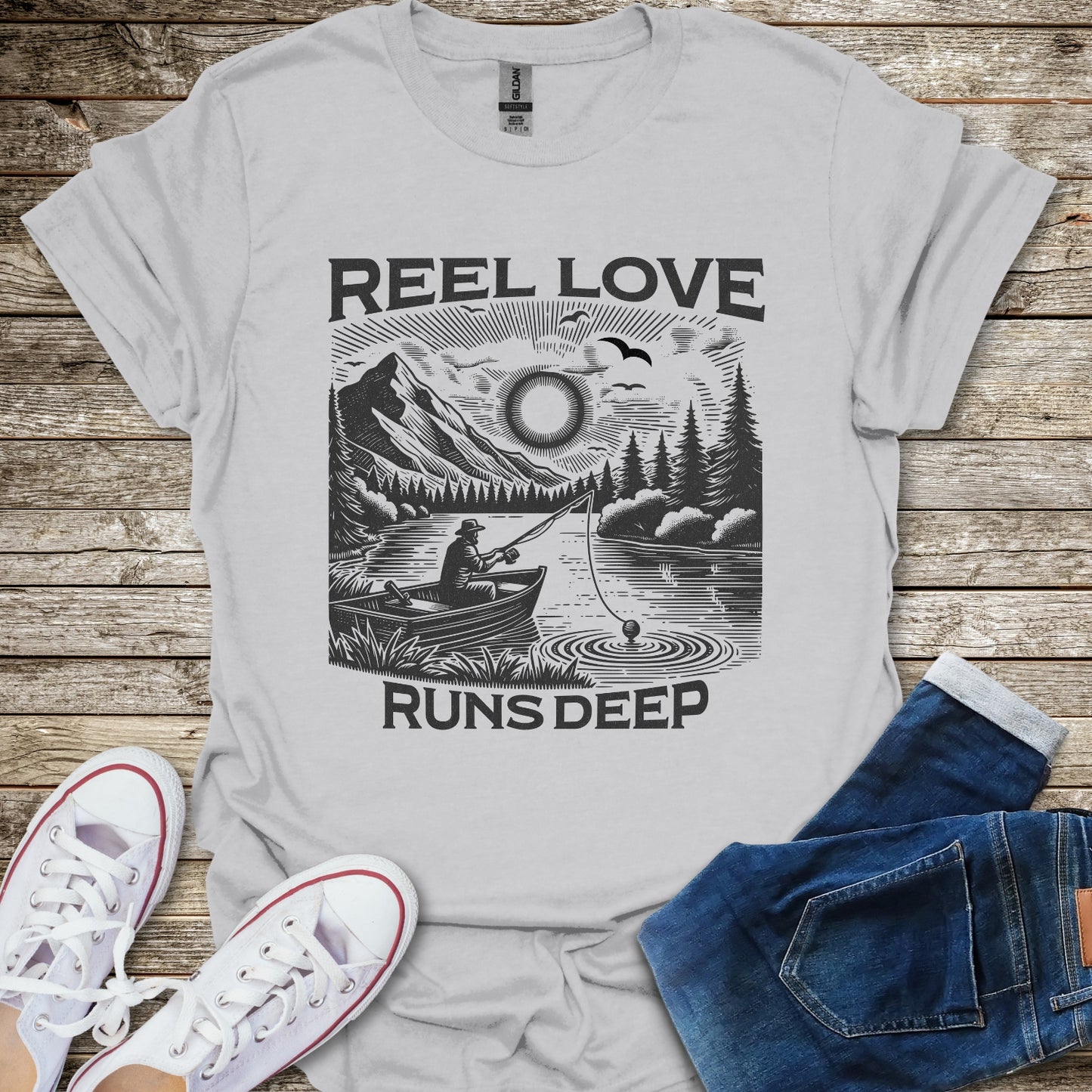 Reel Love Runs Deep T-Shirt