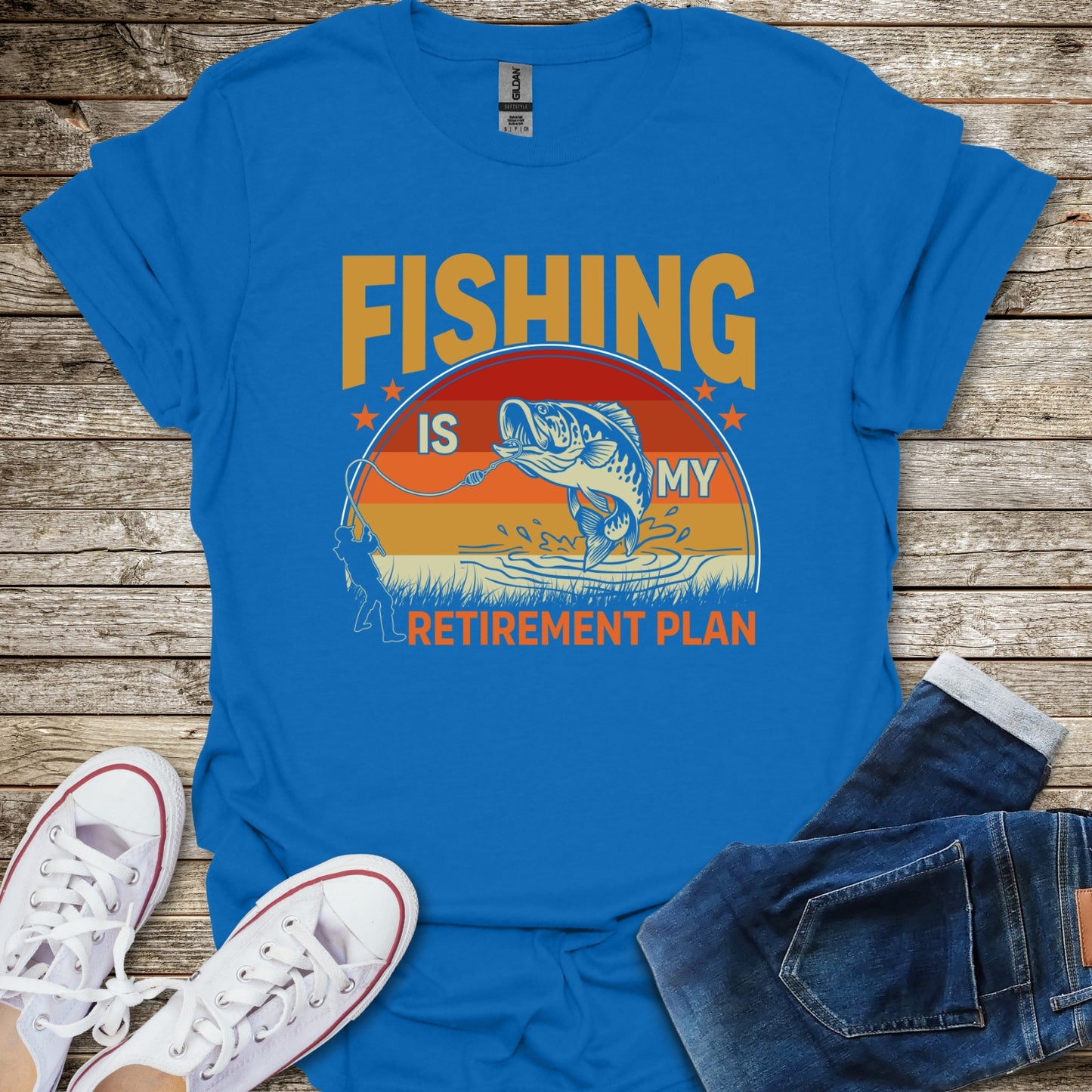 Fishing Is My Retirement Plan T-Shirt
