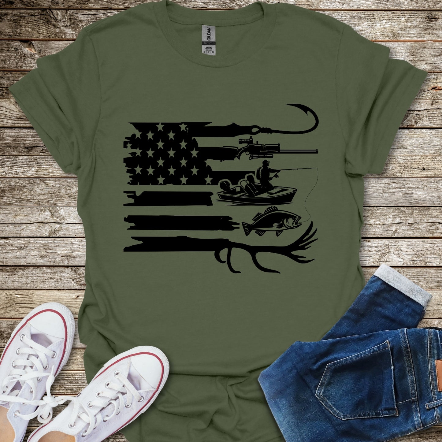 USA Nature Flag T-Shirt