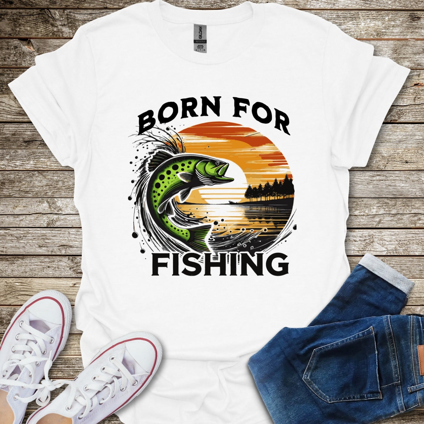 Born For Fishing T-Shirt