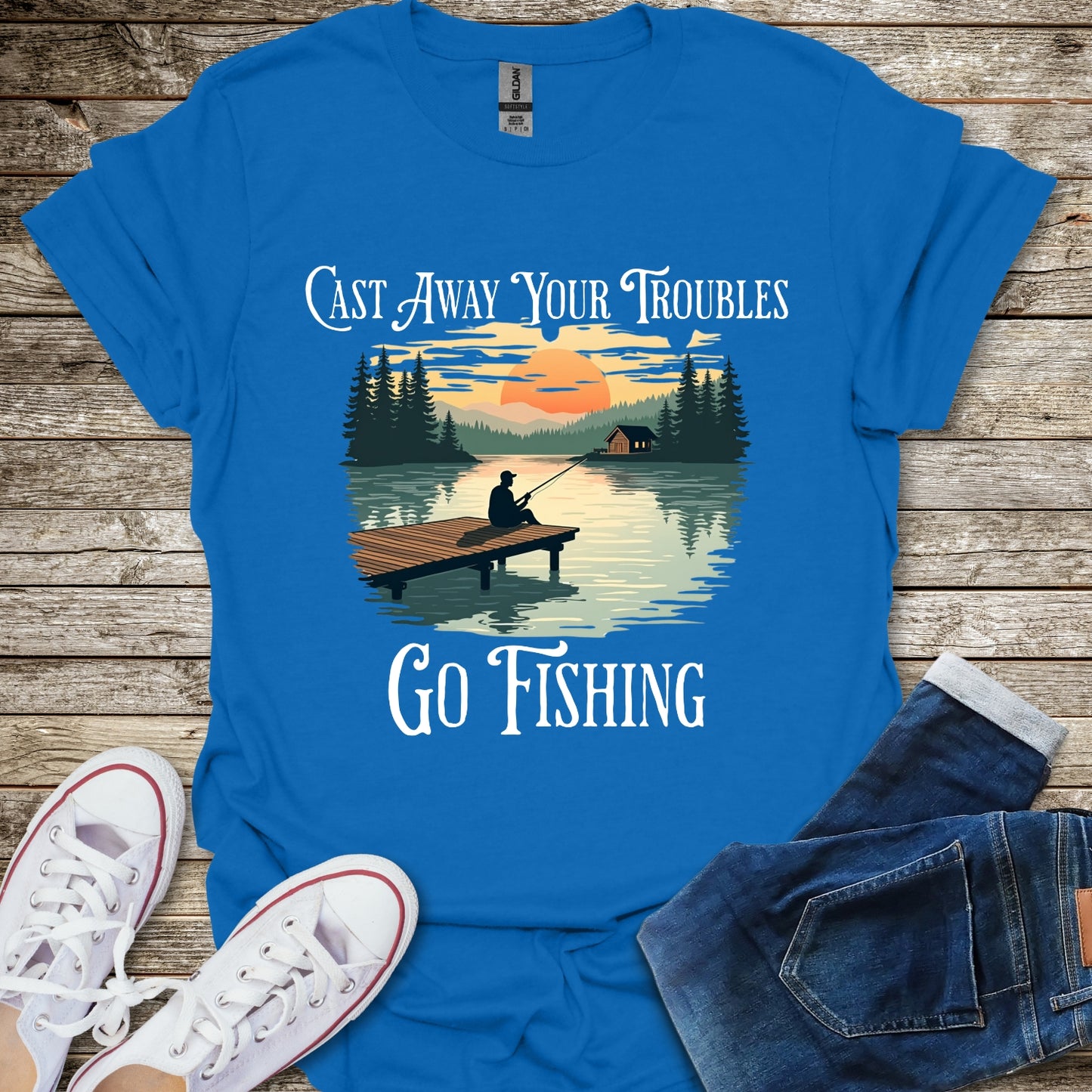 Cast Away Your Troubles T-Shirt