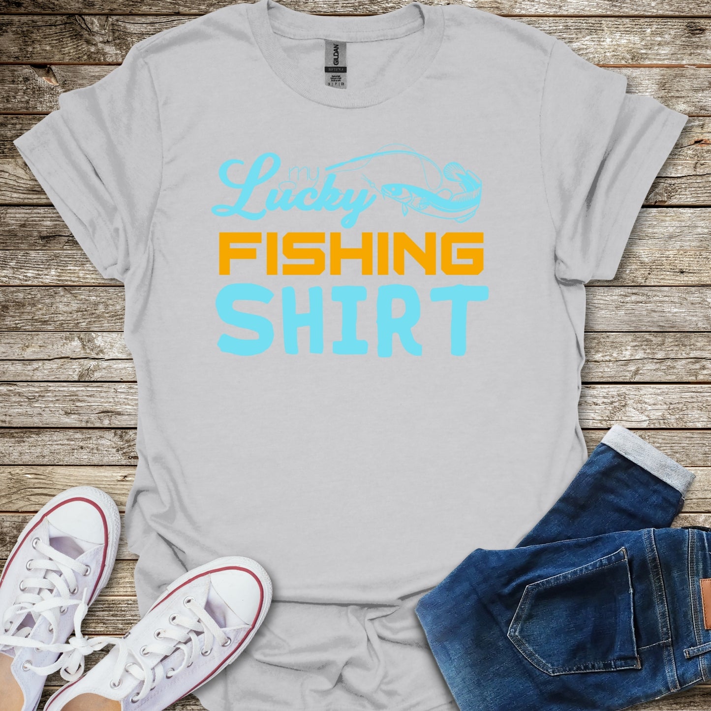 Lucky Fishing Shirt T-Shirt