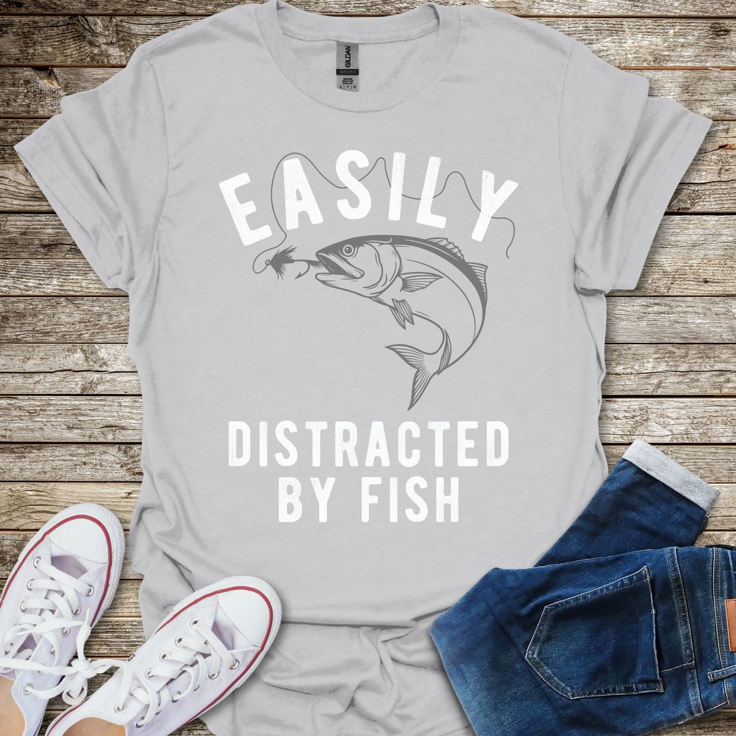 Easily Distracted By Fish T-Shirt