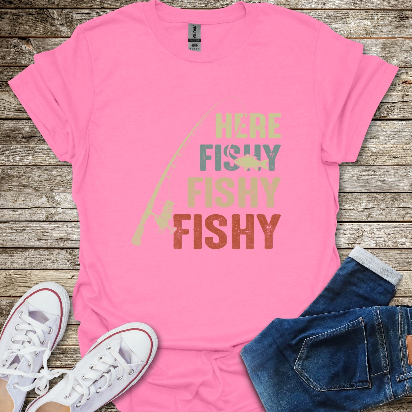Here Fishy Fishy Fishy T-Shirt