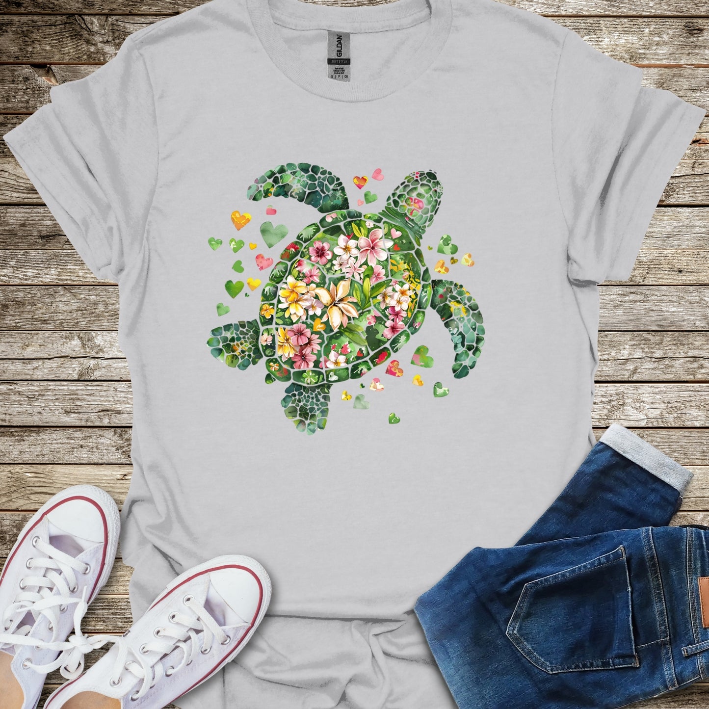 Blossom Sea Turtle T-Shirt