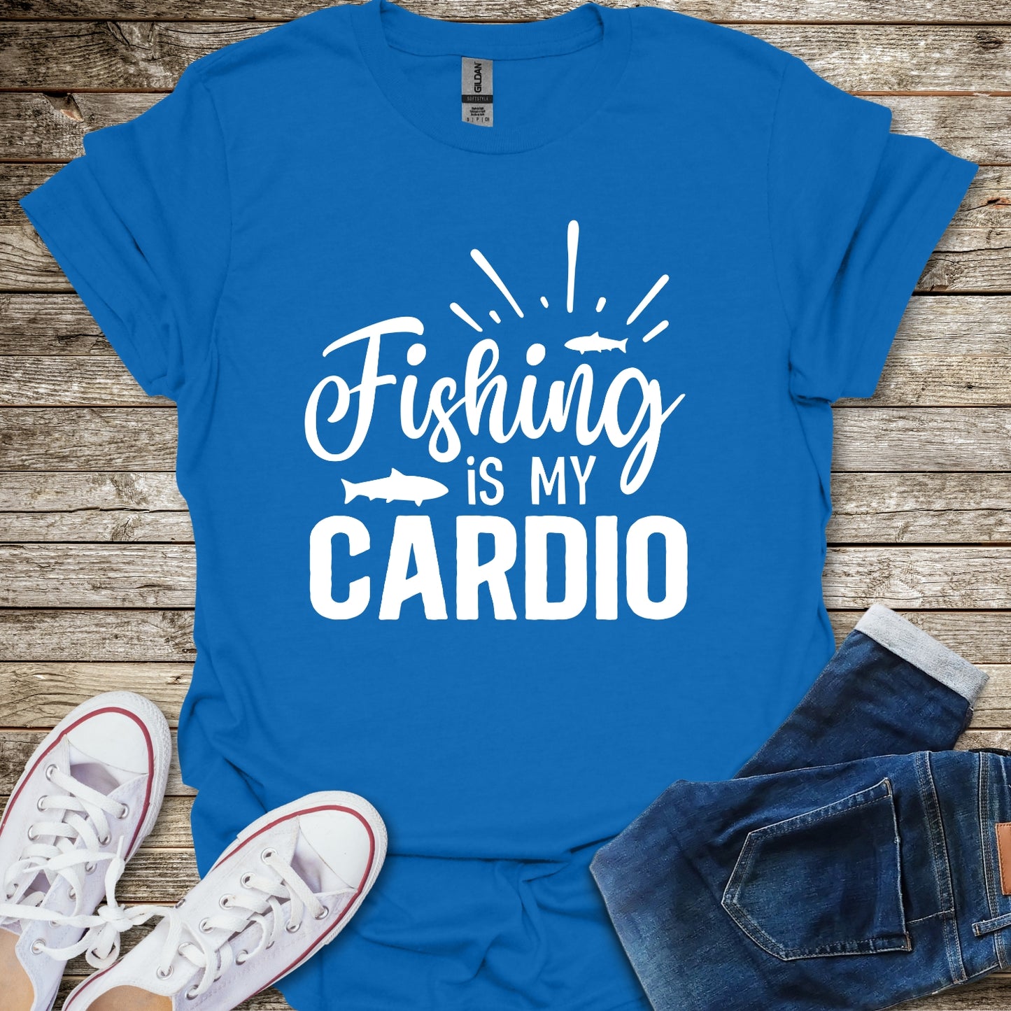 Fishing is My Cardio T-Shirt