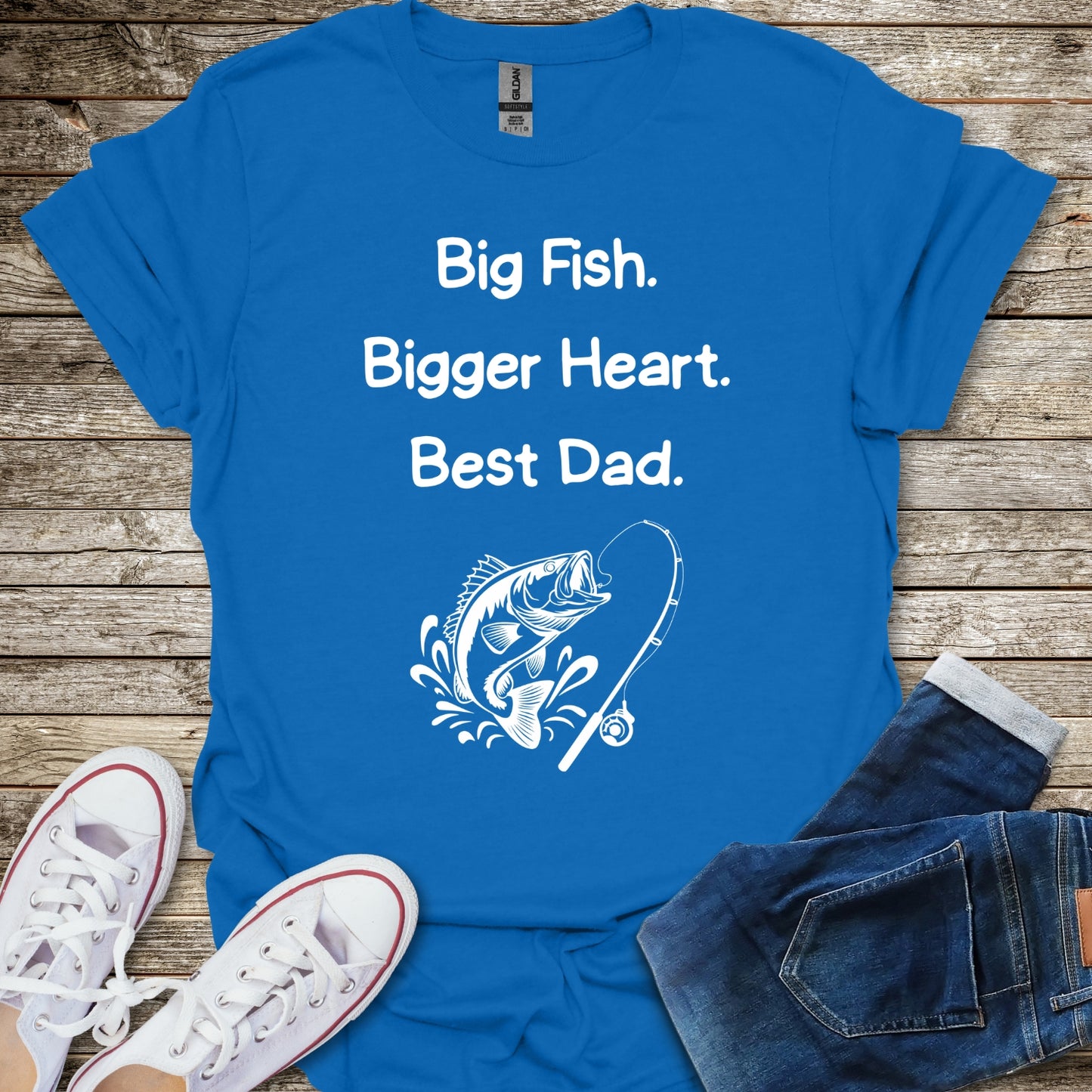 Bigger Heart Best Dad T-Shirt
