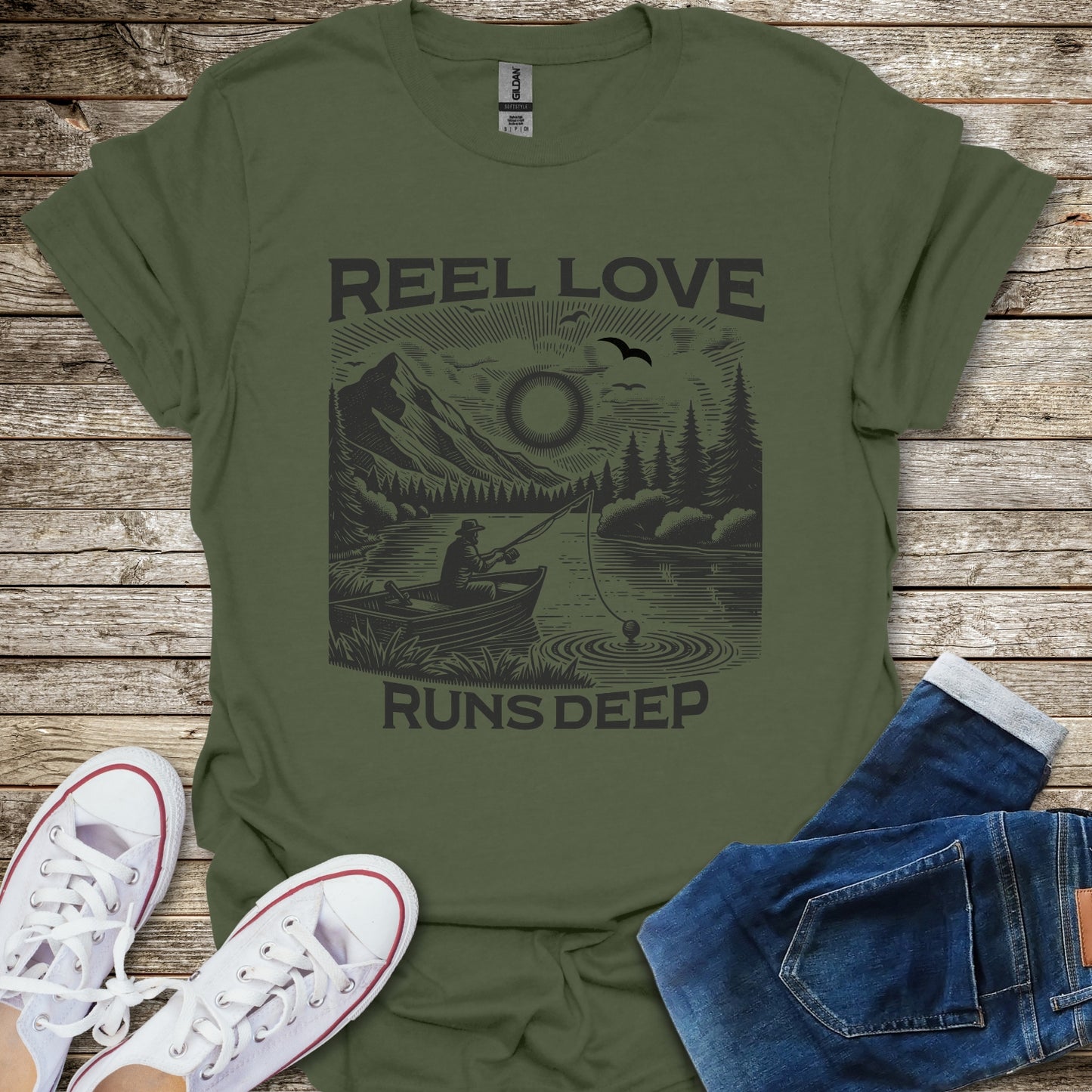 Reel Love Runs Deep T-Shirt