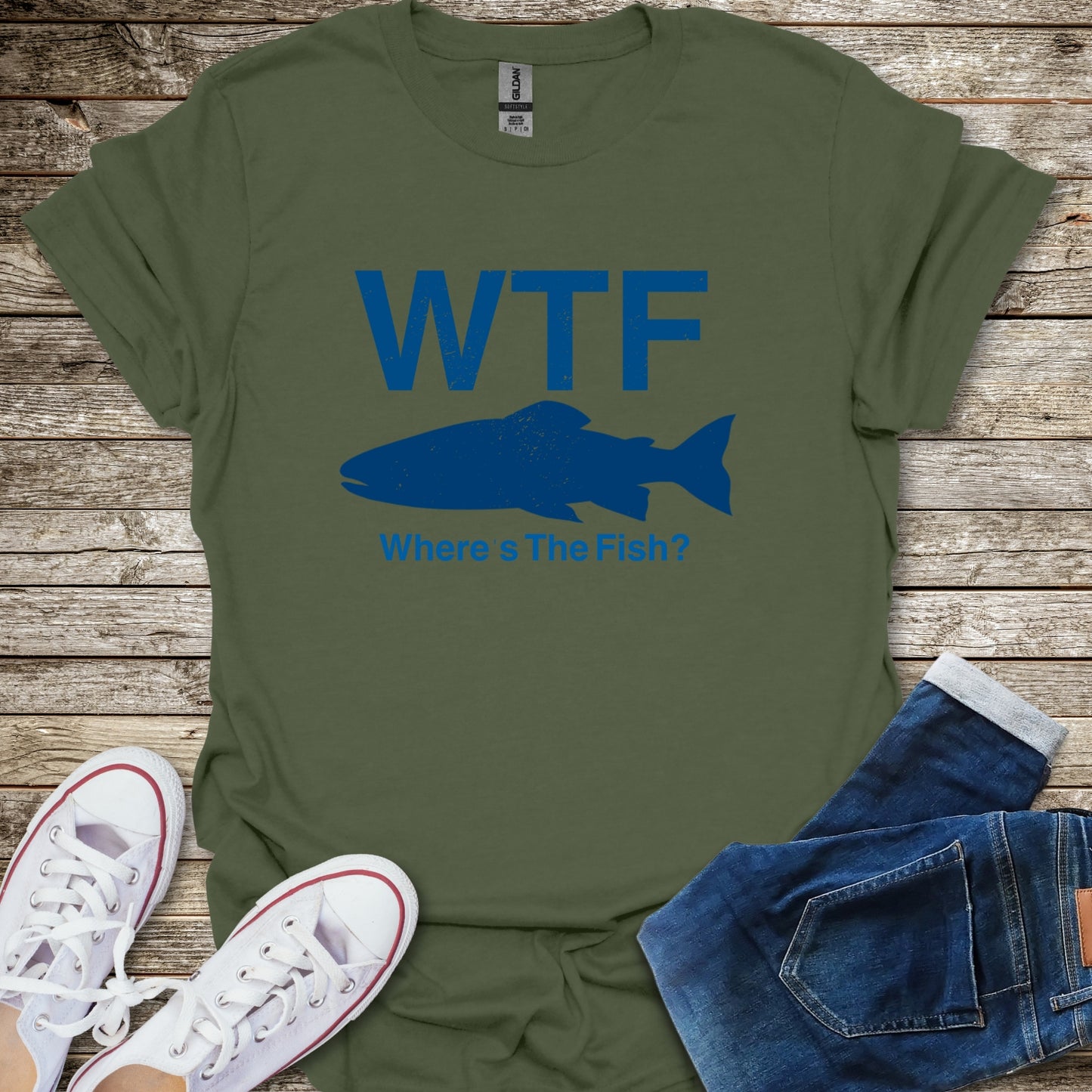 WTF Where's The Fish T-Shirt