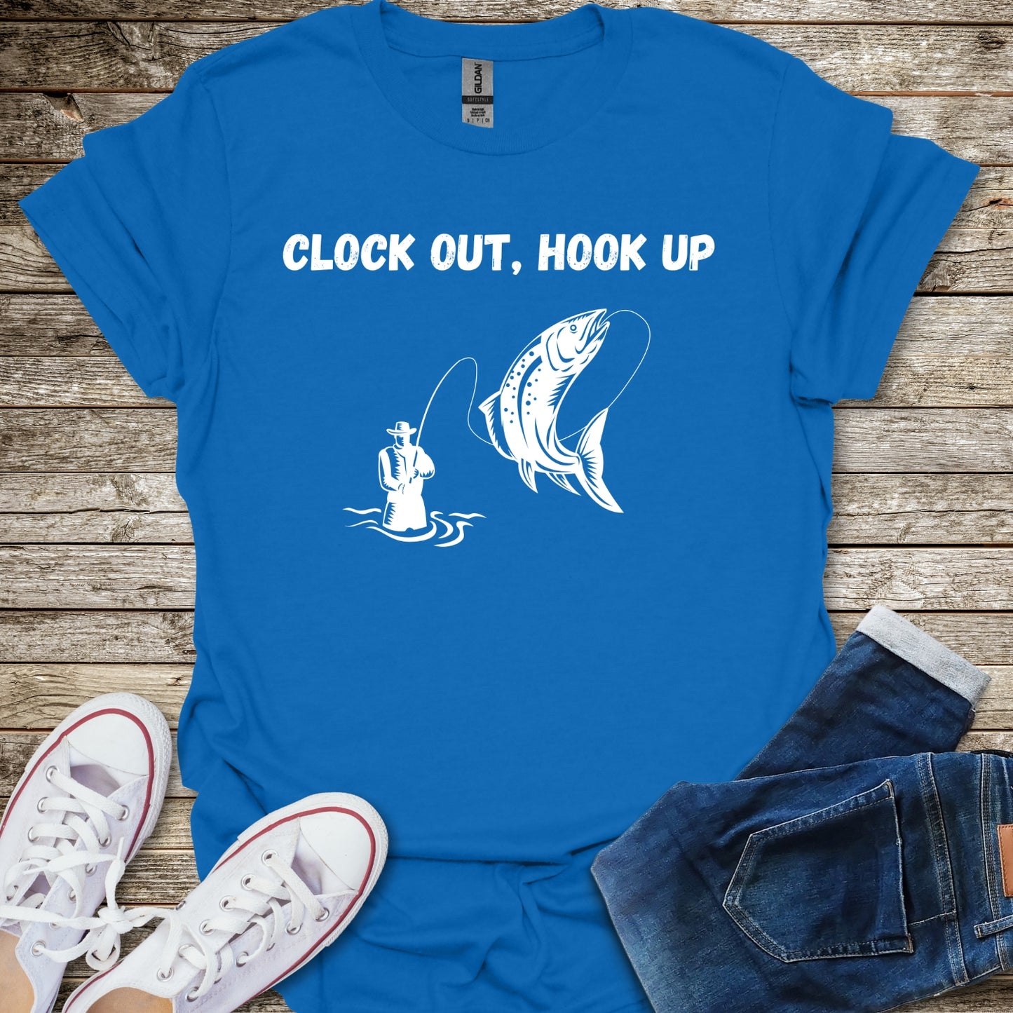 Clock Out, Hook Up T-Shirt