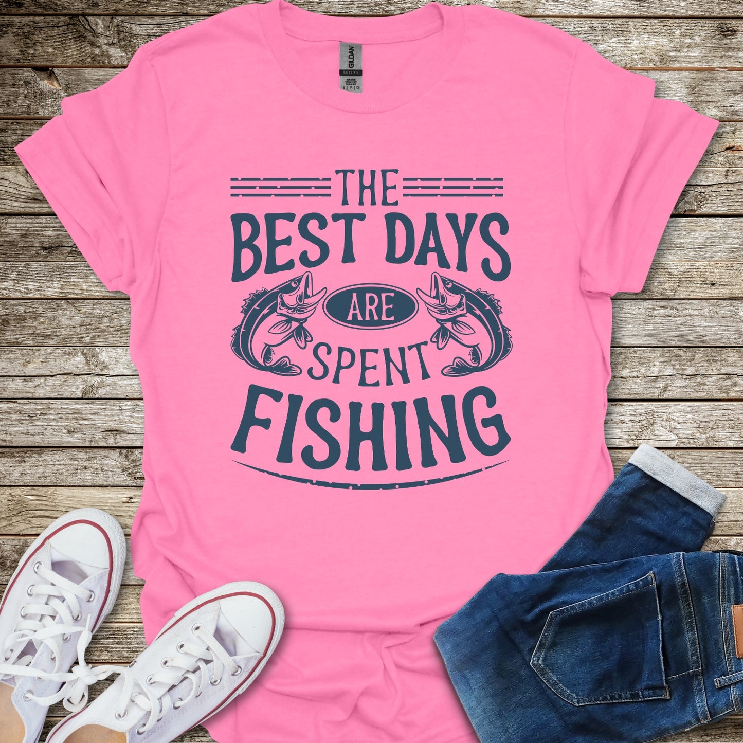 The Best Days Are Spent Fishing T-Shirt