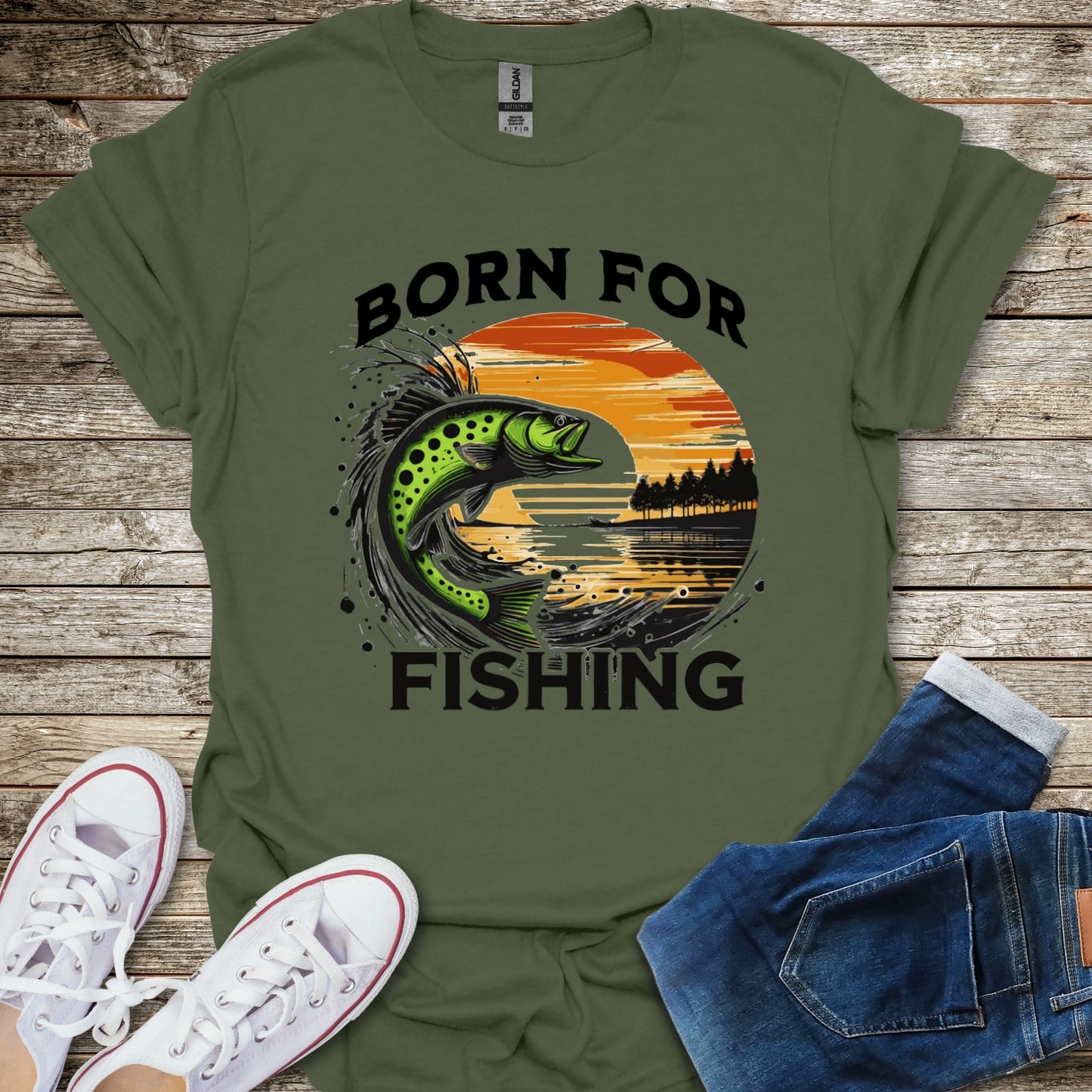 Born For Fishing T-Shirt