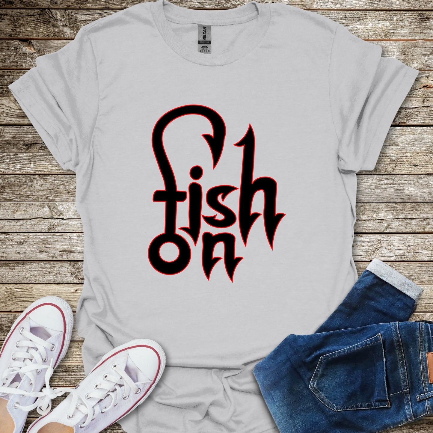 Fish On T-Shirt