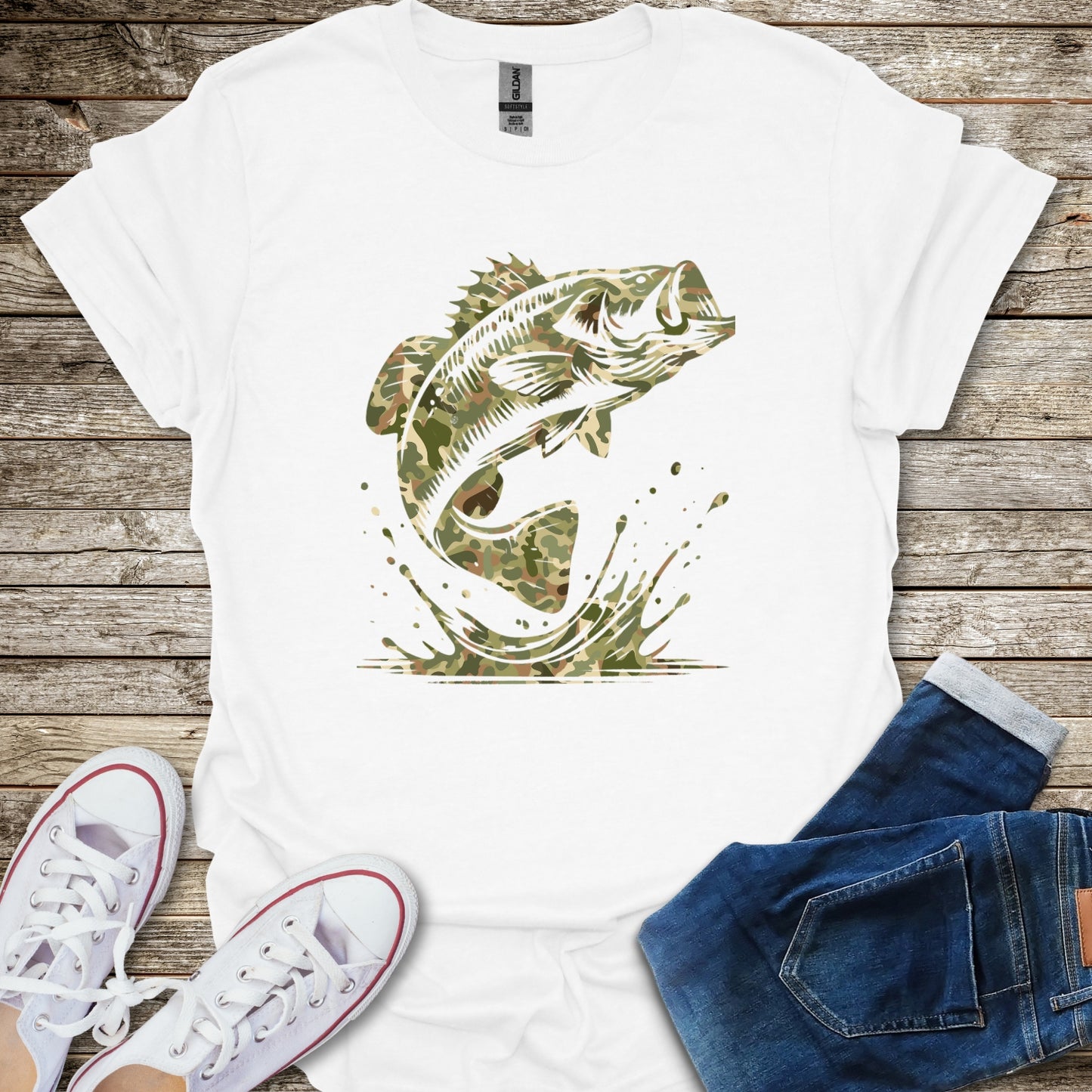 Camo Bass T-Shirt