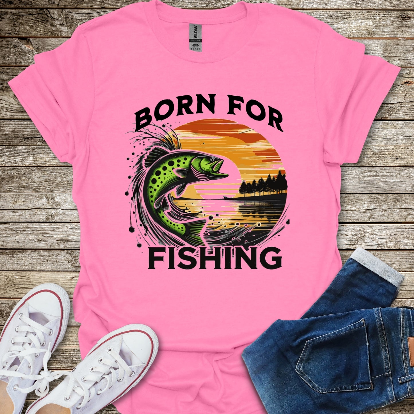 Born For Fishing T-Shirt